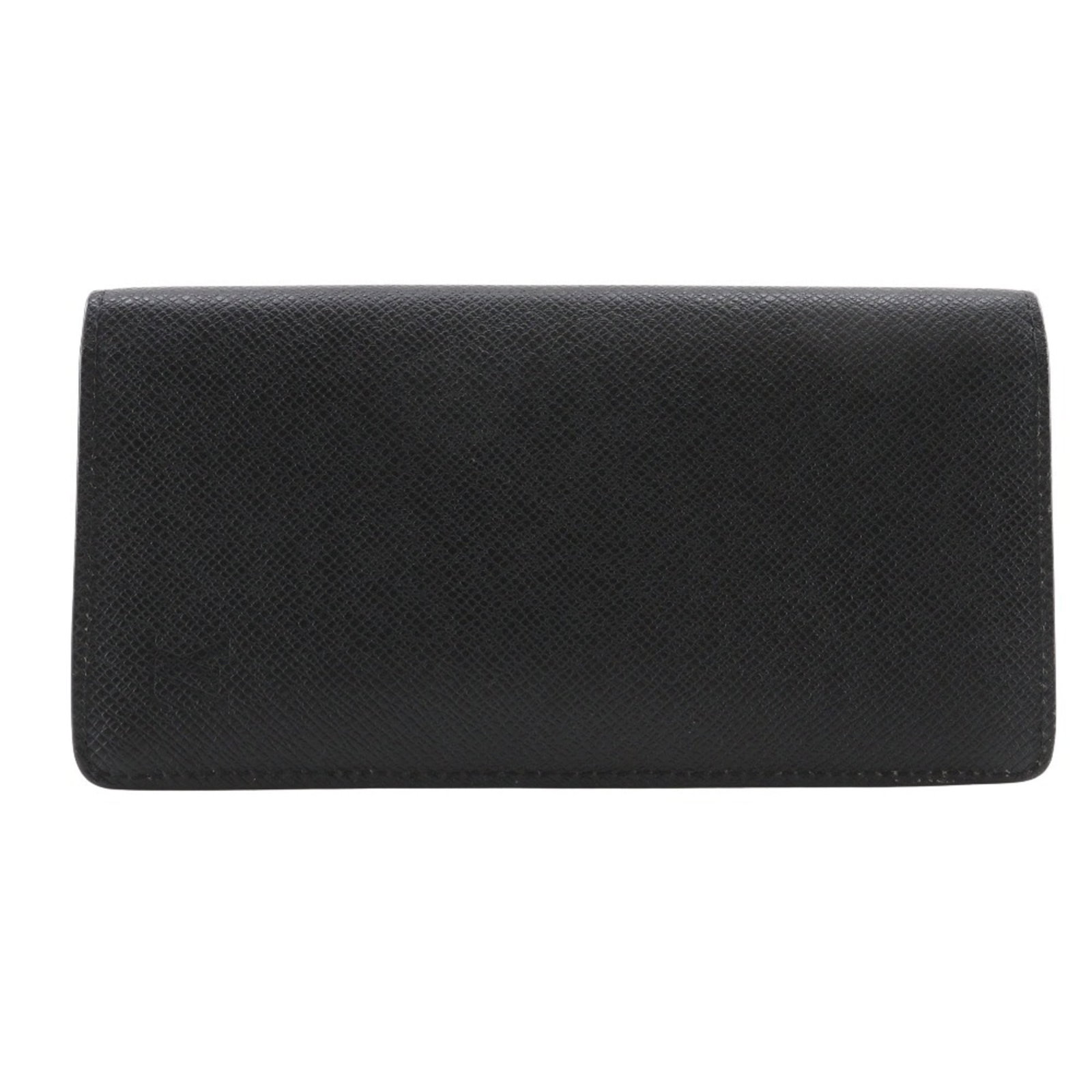 Louis Vuitton Long Wallet (Bi-Fold) Taiga Leather: Louis Vuitton Long Wallet (Bi-Fold) Taiga Leather Taiga leather gives this Louis Vuitton bi-fold wallet its distinctive texture and depth. Measuring 19cm x 9.5cm x 1.5cm, it features an open closure a