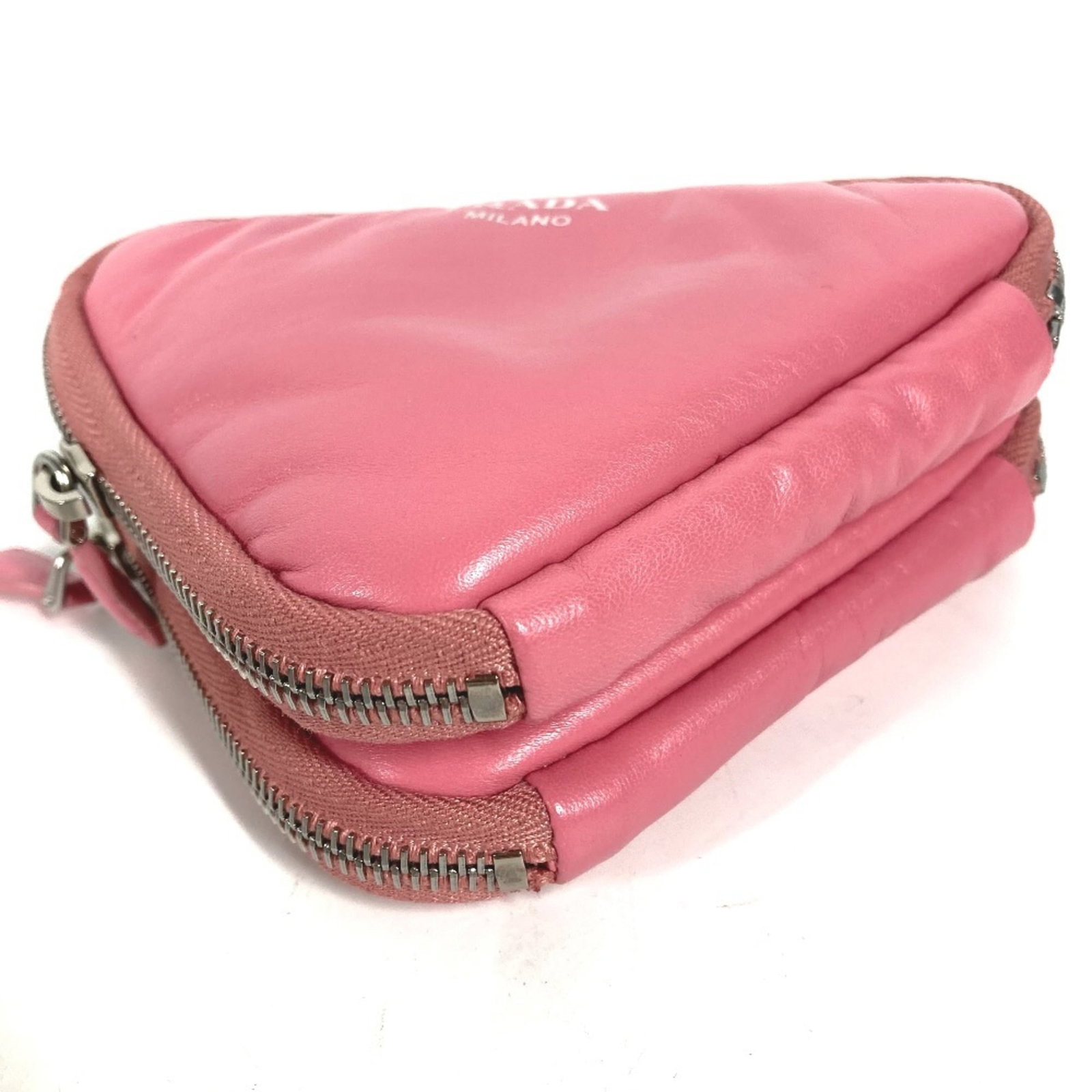Prada Pochette Pouch Shoulder Bag Leather - 12