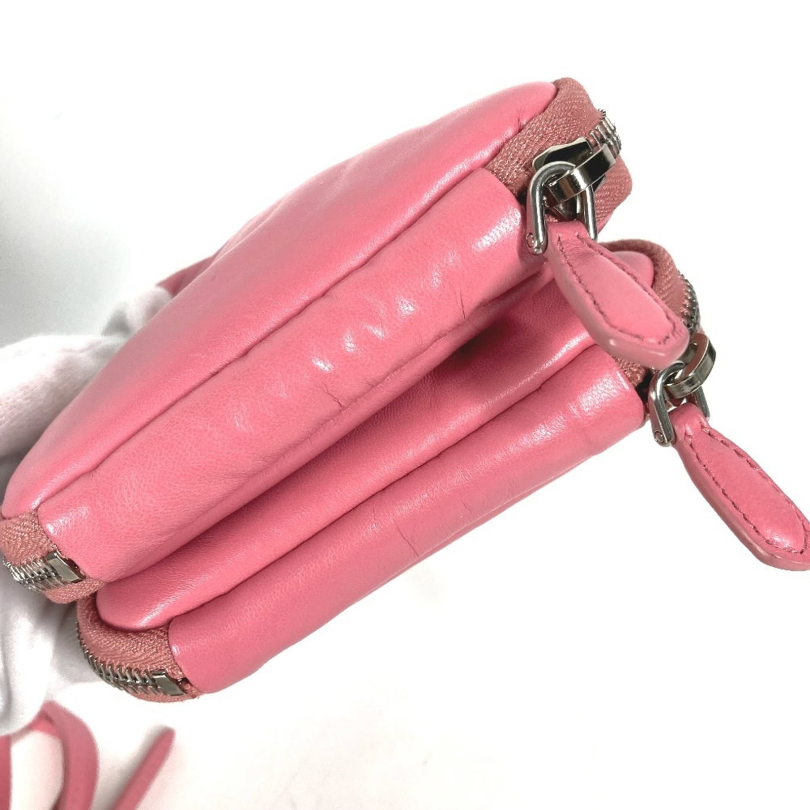 Prada Pochette Pouch Shoulder Bag Leather - 6