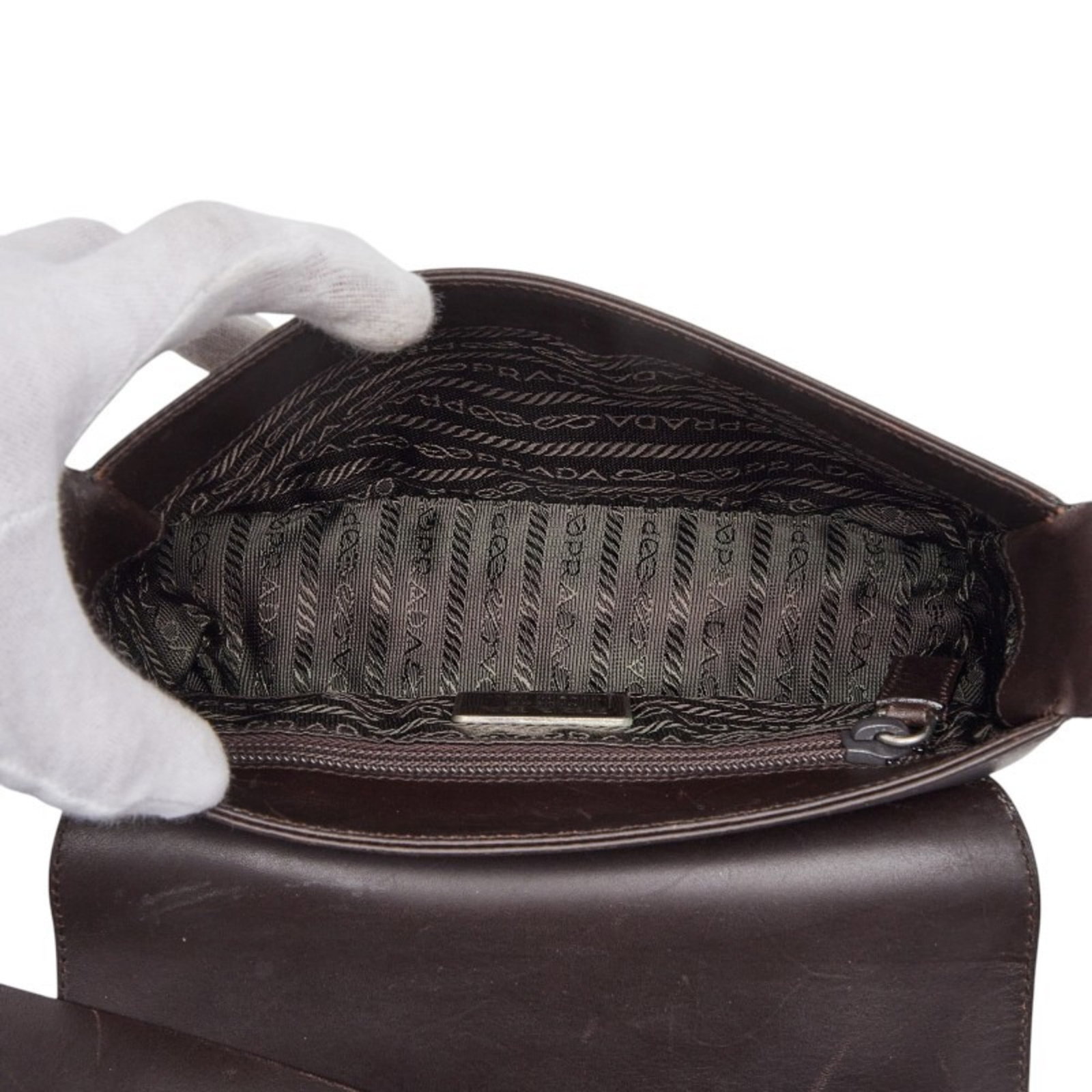 Prada Shoulder Bag Leather - 8