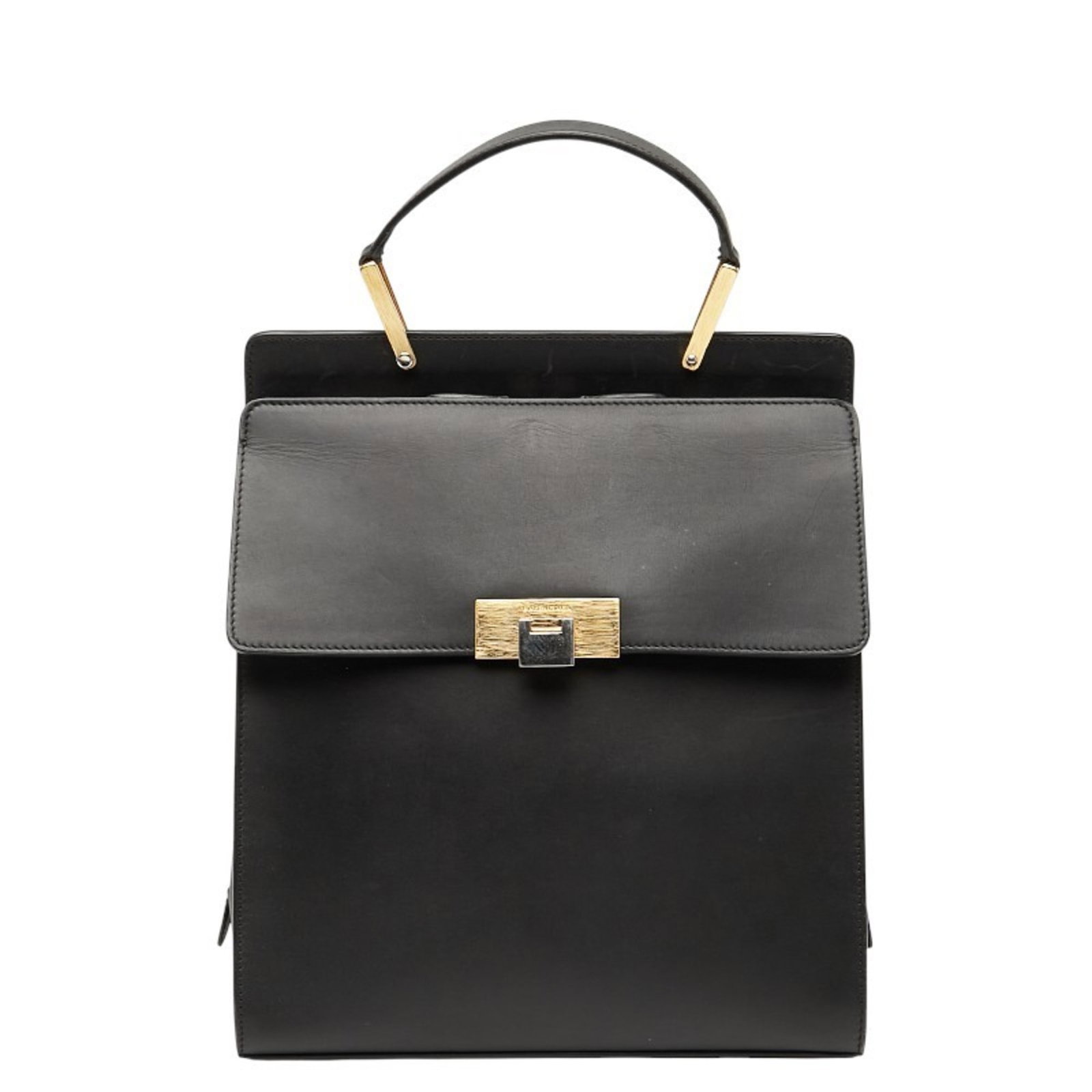 Balenciaga Backpack Leather: Balenciaga Backpack Leather Balenciaga's iconic backpack is crafted from high-quality leather and features a sleek black design. With its sturdy straps and classic silhouette, this versatile bag is pe