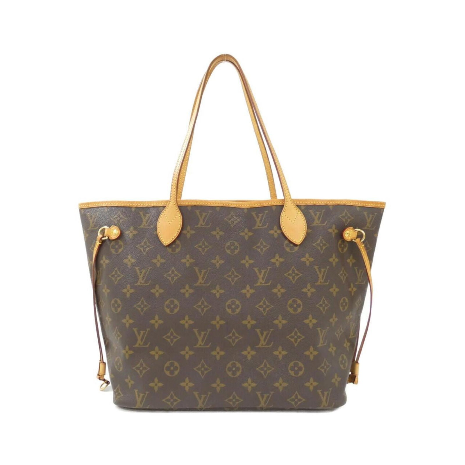 Louis Vuitton Handbag Coated Canvas: Louis Vuitton Handbag Coated Canvas Coated canvas construction provides durability and style. This Louis Vuitton handbag features brown color and measures 29cm x 47cm x 15.5cm, with some minor scratch