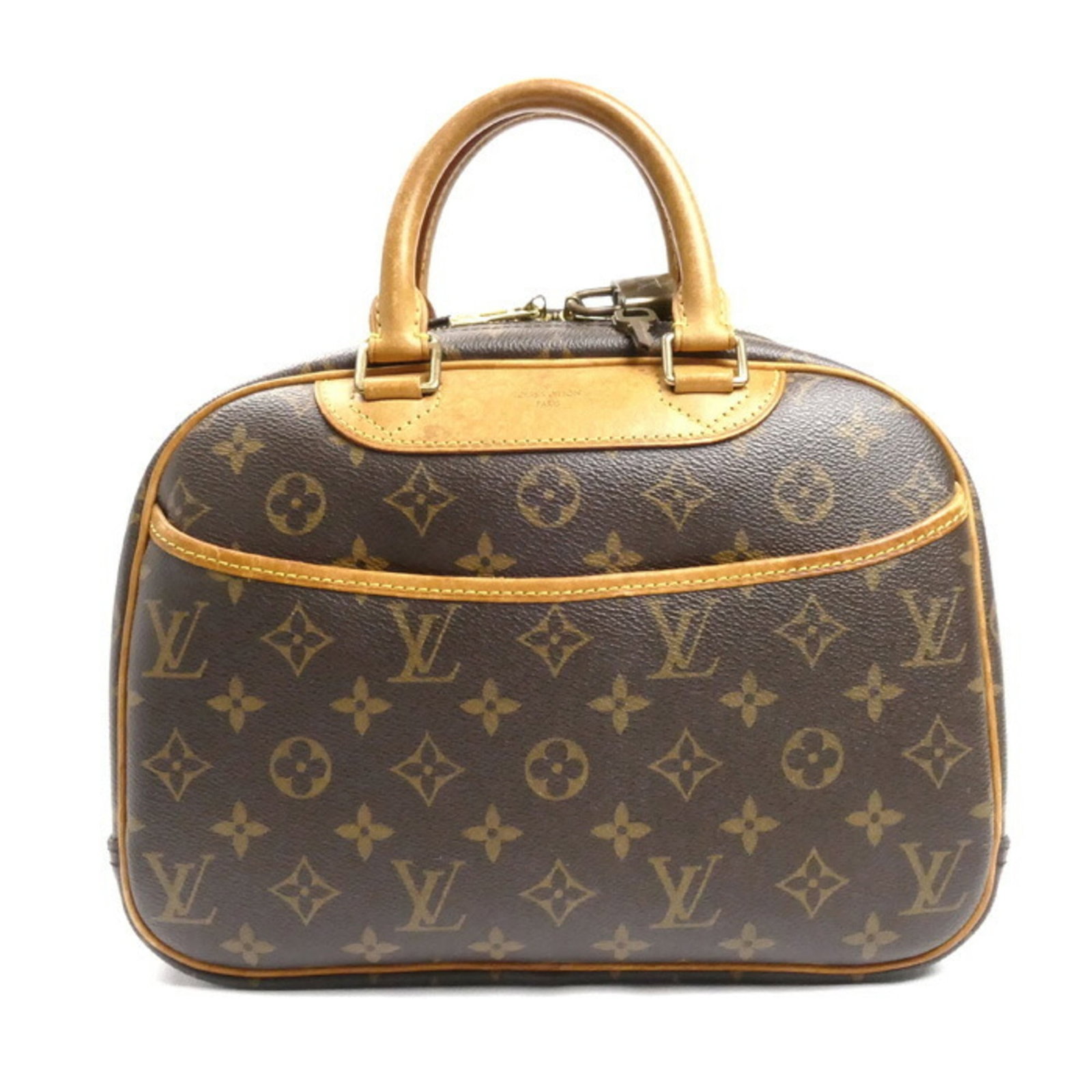 Louis Vuitton Handbag Monogram: Louis Vuitton Handbag Monogram This Louis Vuitton handbag features the iconic monogram pattern, a timeless design element that exudes luxury and sophistication. With its classic size and durable const
