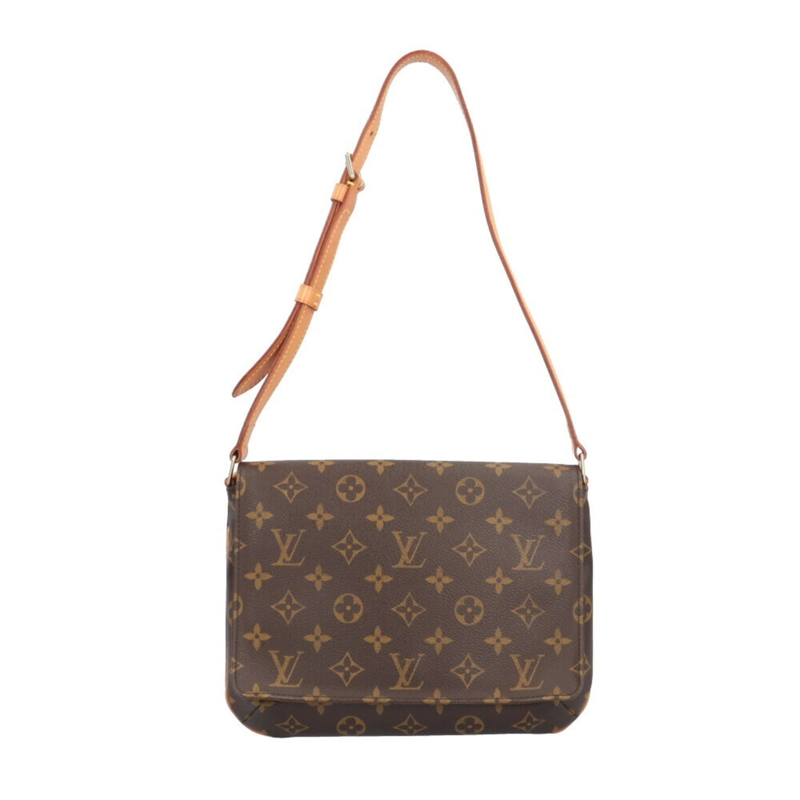 Louis Vuitton Shoulder Bag Canvas Monogram: Louis Vuitton Shoulder Bag Canvas Monogram Canvas Monogram Shoulder Bag in Brown from Louis Vuitton. This classic shoulder bag features the iconic monogram pattern and has a timeless design that