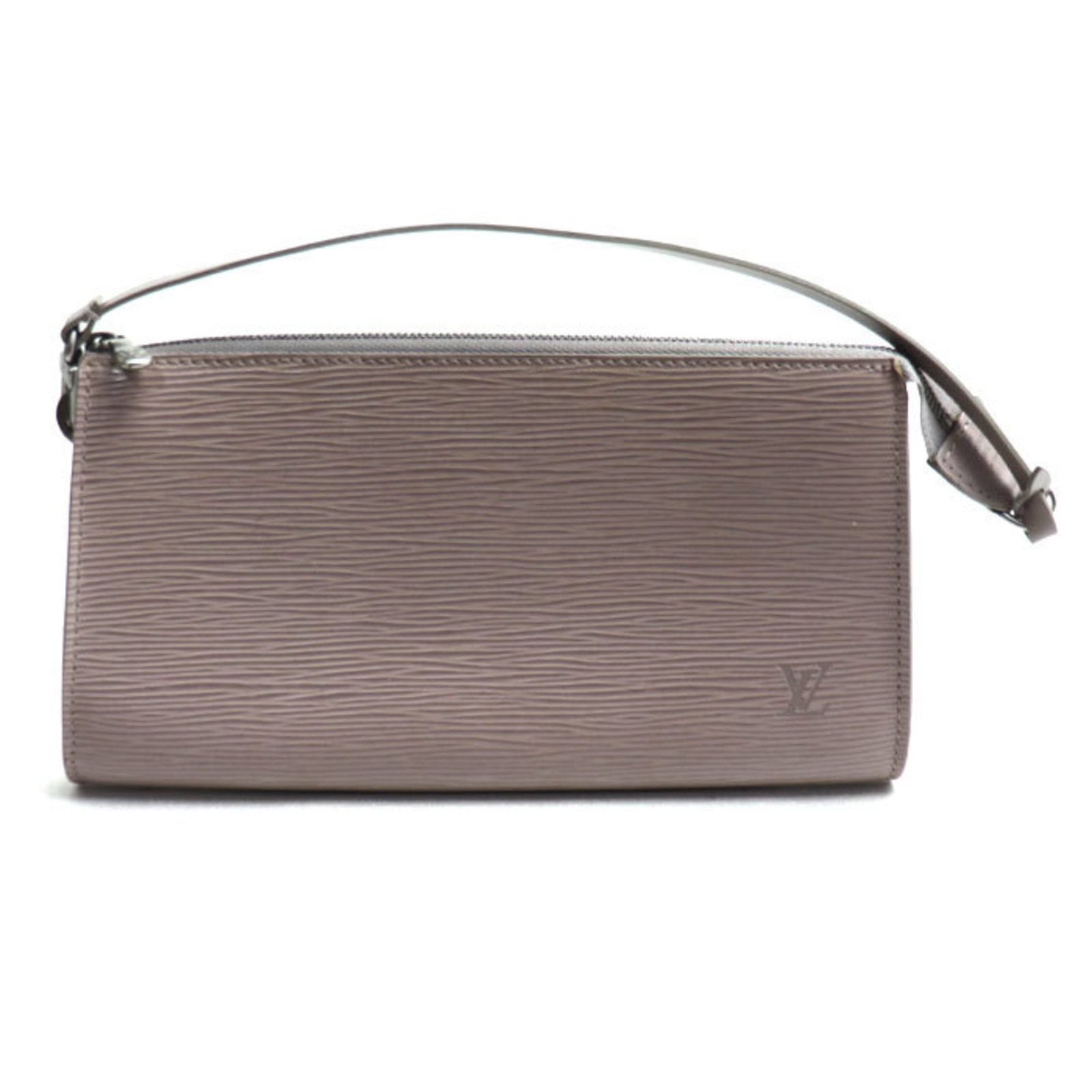 Louis Vuitton Pouch Epi Leather: Louis Vuitton Pouch Epi Leather The Louis Vuitton Pouch Epi Leather is a classic design featuring iconic Epi leather construction and sleek silver hardware. With its compact size and timeless style, t