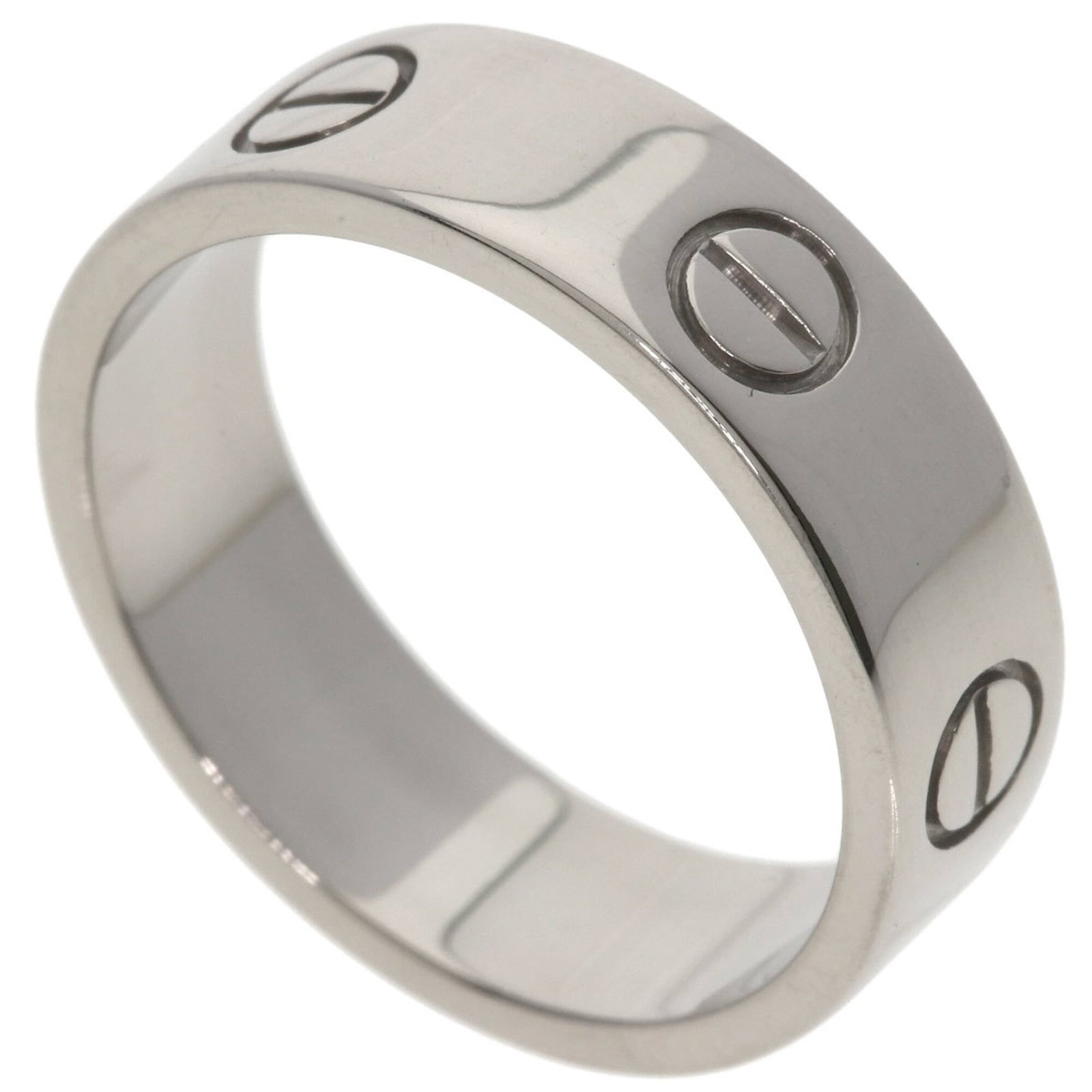 Cartier Band Ring: Cartier Band Ring Cartier Band Ring for Women in Excellent Condition. This 18K white gold band ring features a classic design with a width of 6mm and weighs approximately 8.46g. With some minor scratc