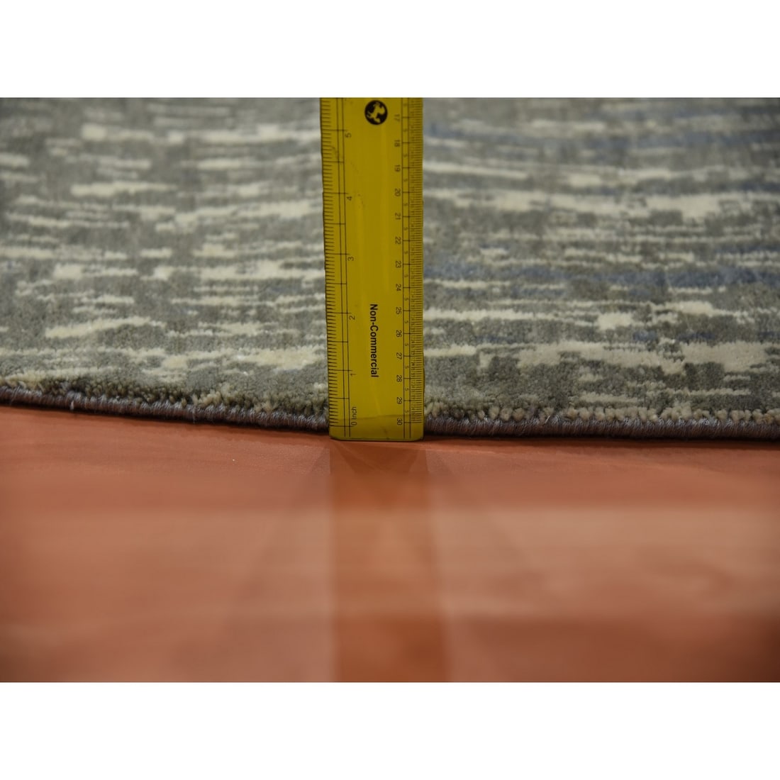 Gray wool rug - 10