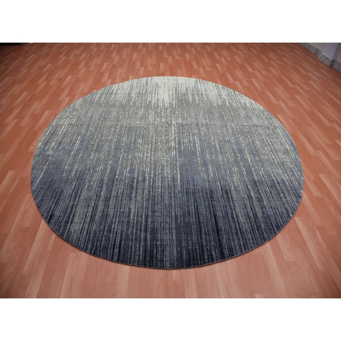 Gray wool rug - 2