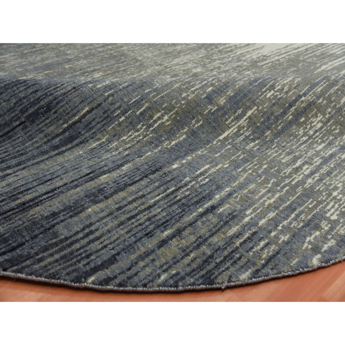 Gray wool rug - 6