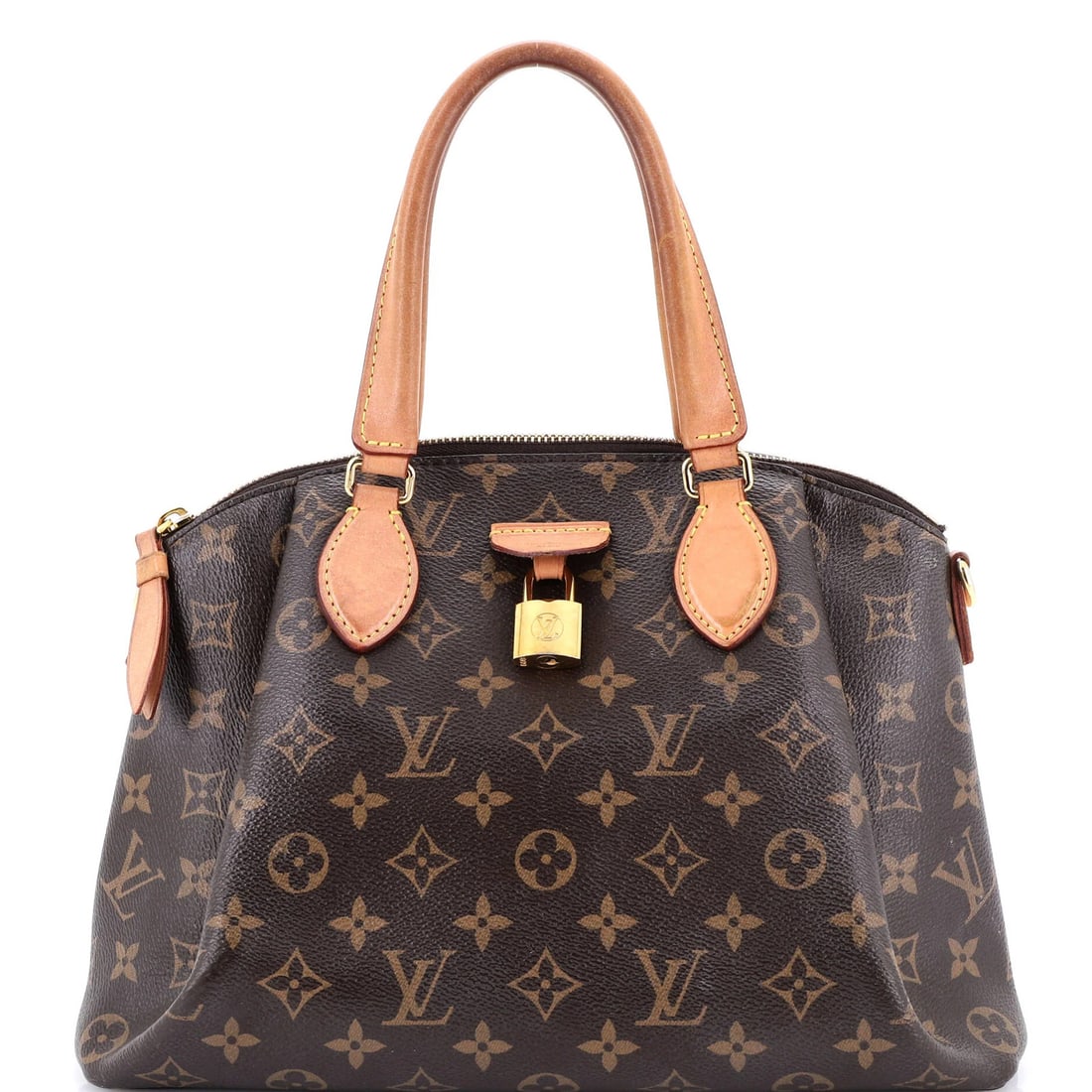 Vuitton Rivoli Louis MM Handbag Monogram Canvas: Vuitton Rivoli Louis MM Handbag Monogram Canvas The Vuitton Rivoli Louis MM Handbag Monogram Canvas boasts a timeless design with its classic satchel style and iconic monogram pattern. With a rich bro