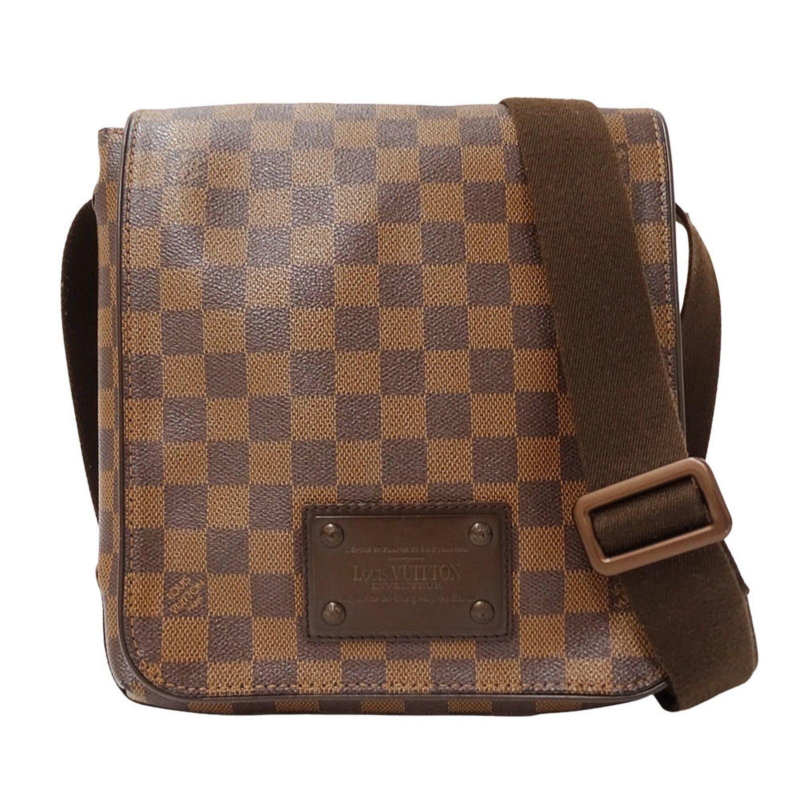 Louis Vuitton Handbag Shoulder Bag Damier Canvas: Louis Vuitton Handbag Shoulder Bag Damier Canvas Damier Canvas pattern adds a touch of timeless elegance to this pre-owned Louis Vuitton shoulder bag. With its classic brown color and durable Damier C