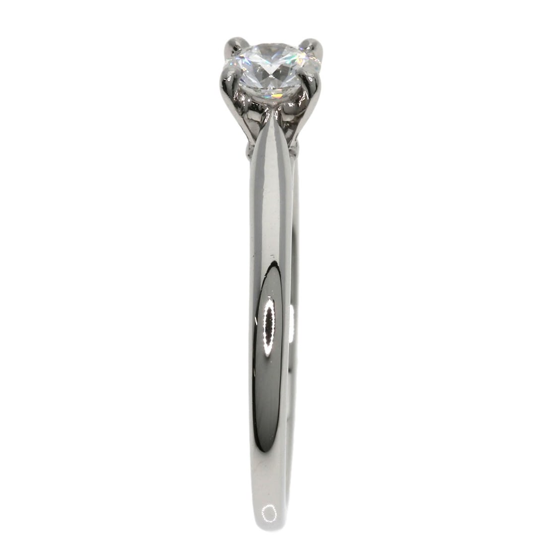 Solitaire 1P Diamond Platinum Ring - 3