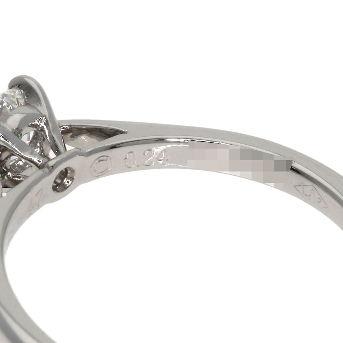 Solitaire 1P Diamond Platinum Ring - 5
