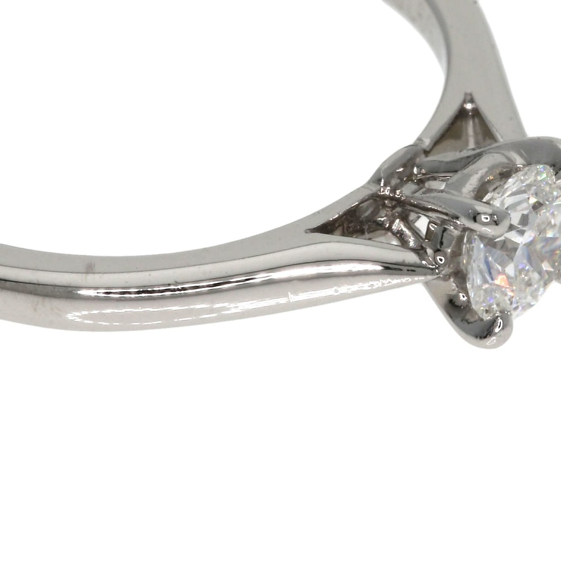 Solitaire 1P Diamond Platinum Ring - 8