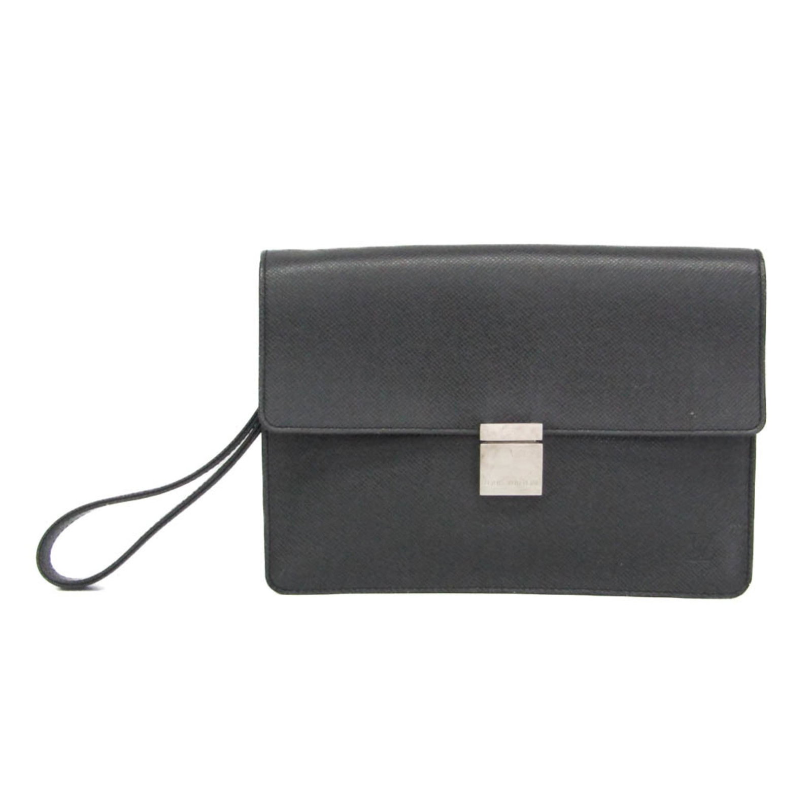 Louis Vuitton Clutch Bag Taiga Leather: Louis Vuitton Clutch Bag Taiga Leather The Louis Vuitton Clutch Bag Taiga Leather boasts understated sophistication with its matte silver hardware and high-quality Ardoise leather. A practical design