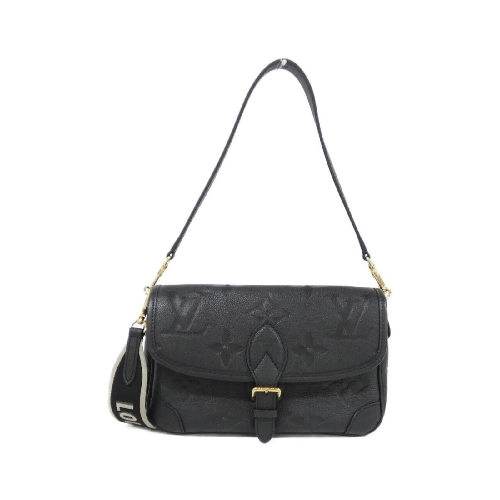 Louis Vuitton Shoulder Bag Leather: Louis Vuitton Shoulder Bag Leather This Louis Vuitton shoulder bag features rich calfskin leather in a striking bicolor design. With its classic shape and timeless style, this piece showcases the