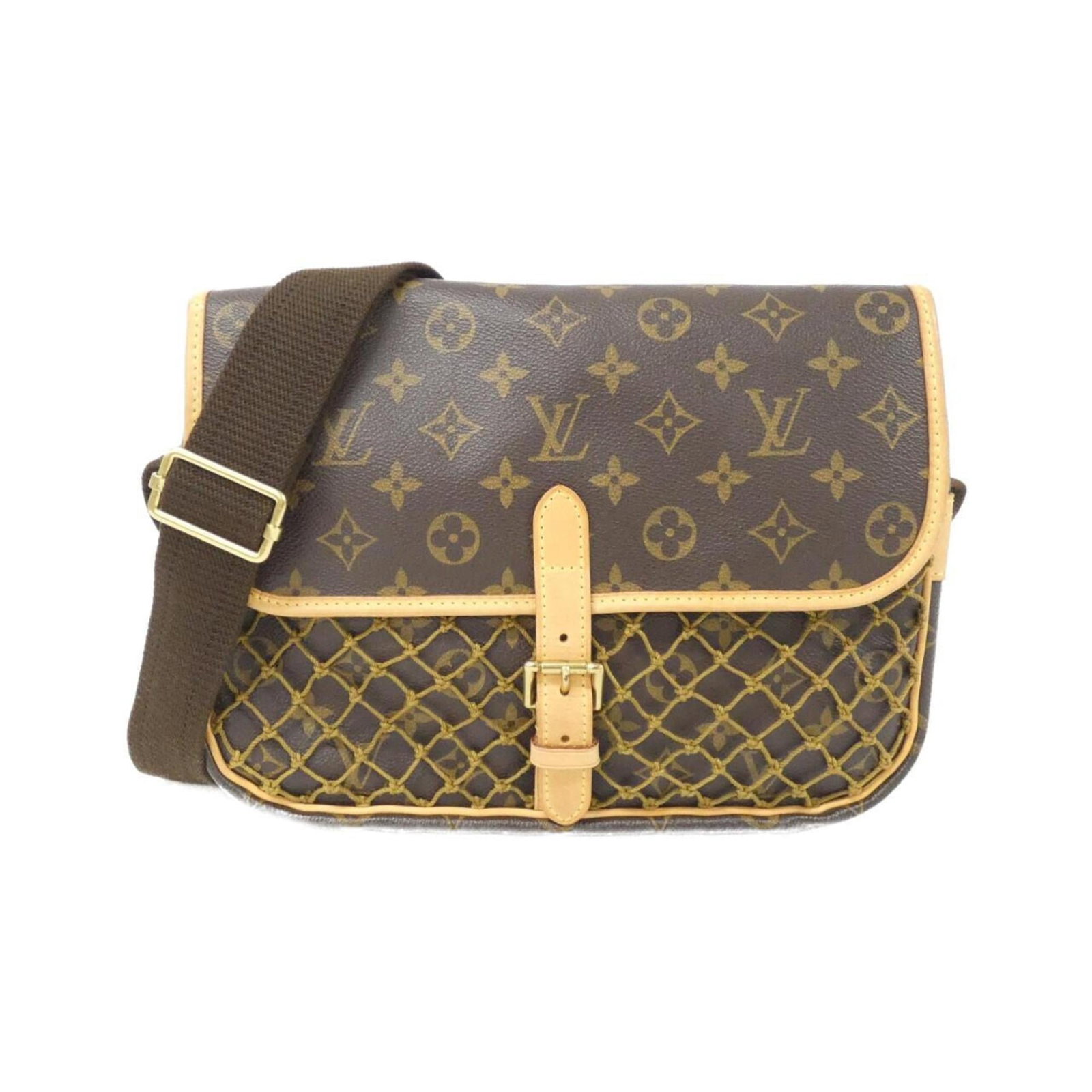 Louis Vuitton Shoulder Bag Monogram: Louis Vuitton Shoulder Bag Monogram The Louis Vuitton Shoulder Bag Monogram boasts its iconic maroon monogram pattern and gold hardware, adding a touch of timeless elegance to any outfit. With its