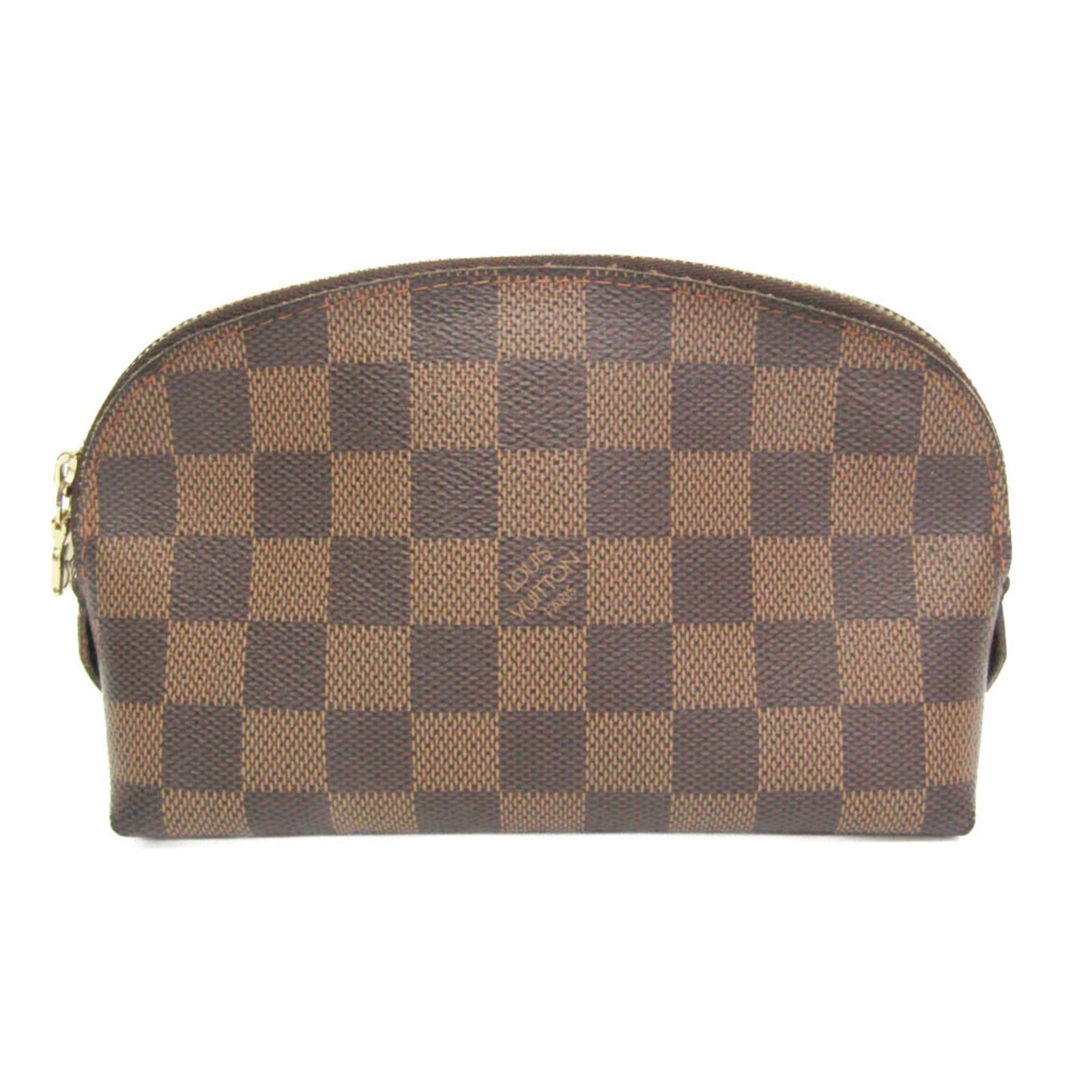 Louis Vuitton Pouch Damier Canvas: Louis Vuitton Pouch Damier Canvas Damier canvas design adds a touch of classic elegance to this Louis Vuitton pouch. With its sturdy 11cm x 17cm x 6cm dimensions and durable material, it's perfect for