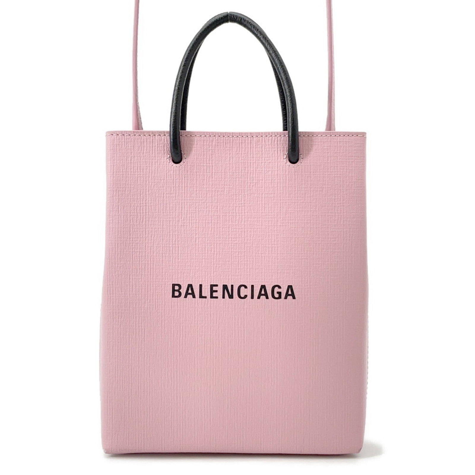 Balenciaga Shoulder Bag Leather: Balenciaga Shoulder Bag Leather Black and pink leather Balenciaga shoulder bag with a sleek design. Made from high-quality leather, this bag features a compact size of 21.5cm x 17.5cm x 6cm. In like