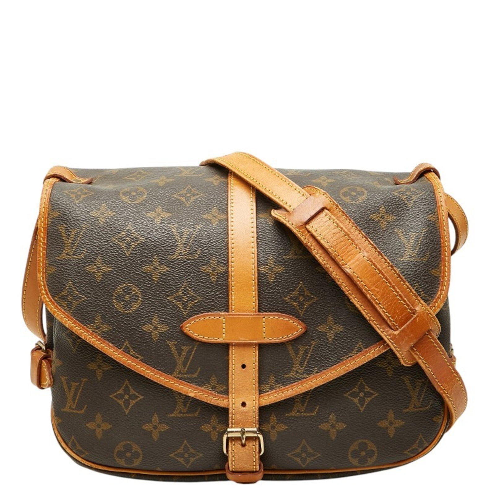 Louis Vuitton Shoulder Bag Pvc Leather: Louis Vuitton Shoulder Bag Pvc Leather This Louis Vuitton shoulder bag features pvc leather and has a brown color. With its classic design and durable material, it's a versatile accessory for everyday
