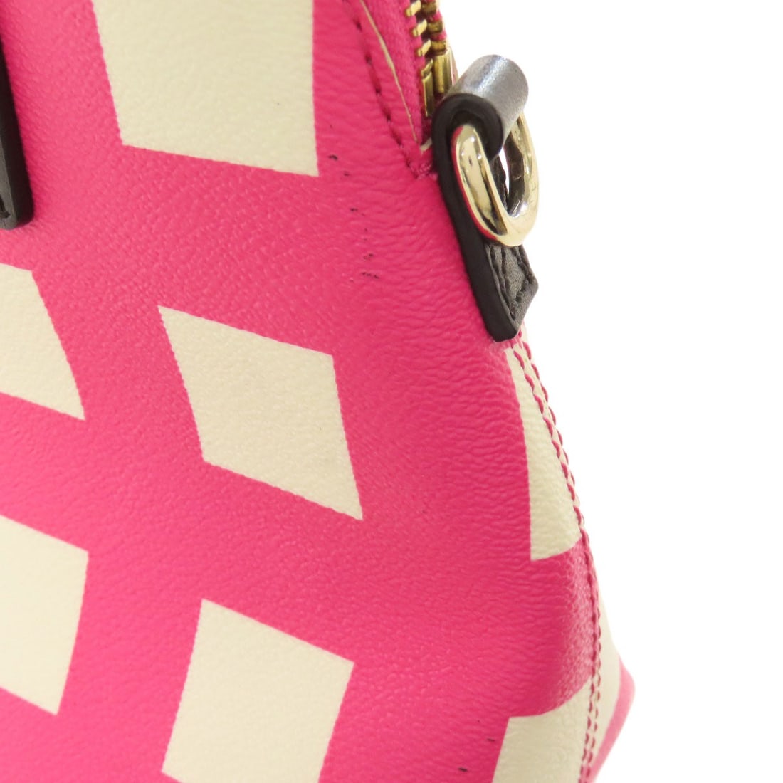 PVC 2way tote bag checkpattern - 12