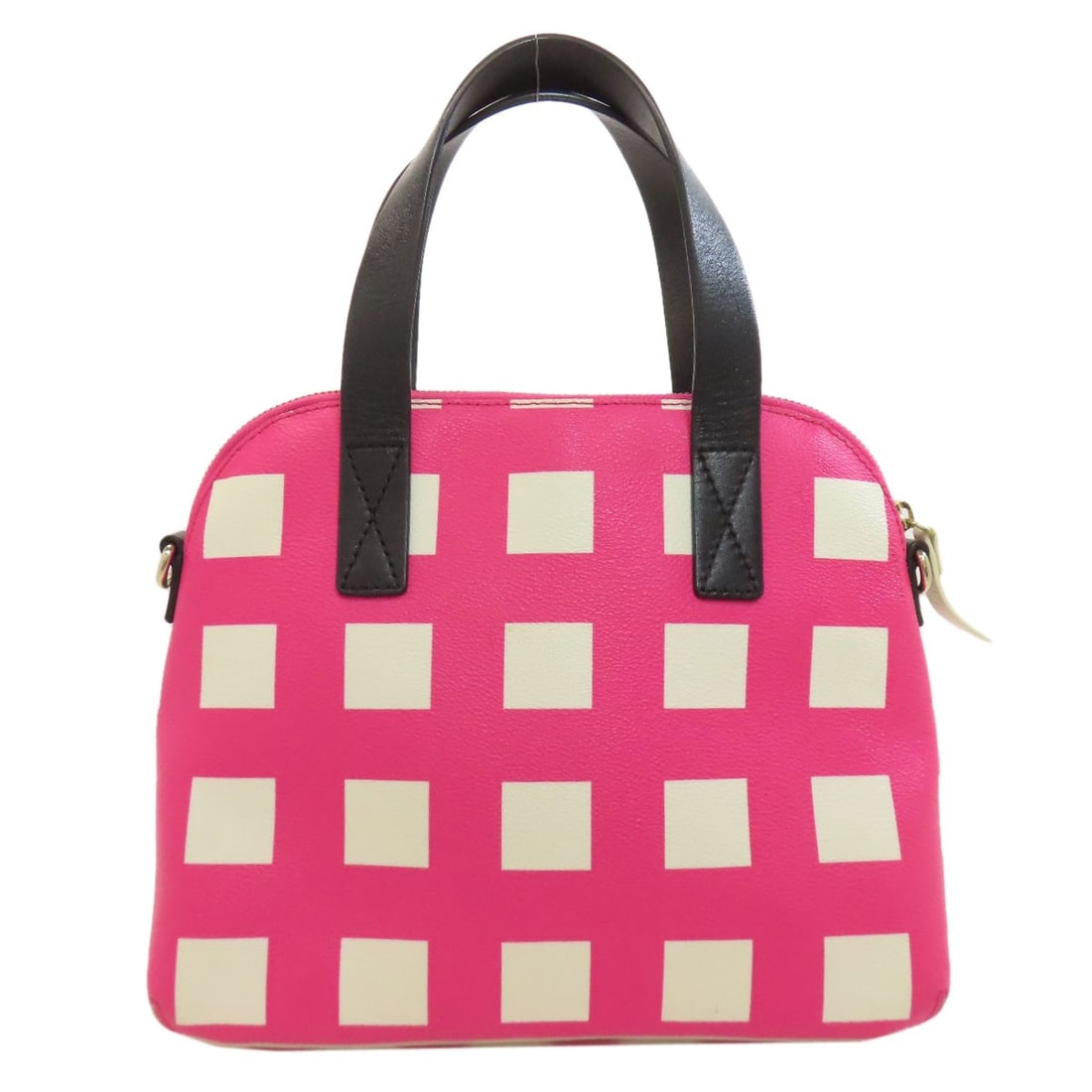 PVC 2way tote bag checkpattern - 2