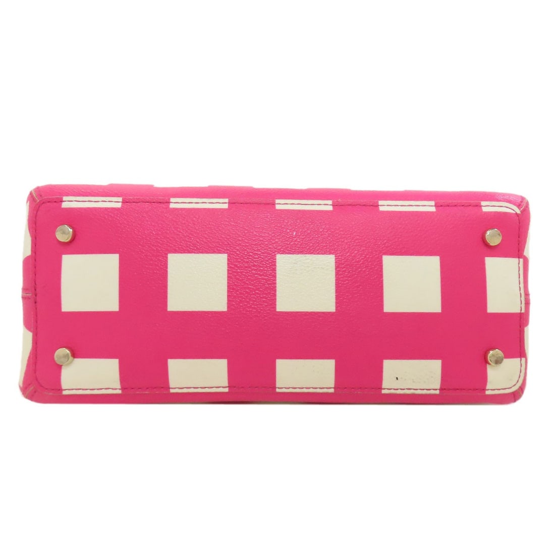 PVC 2way tote bag checkpattern - 4