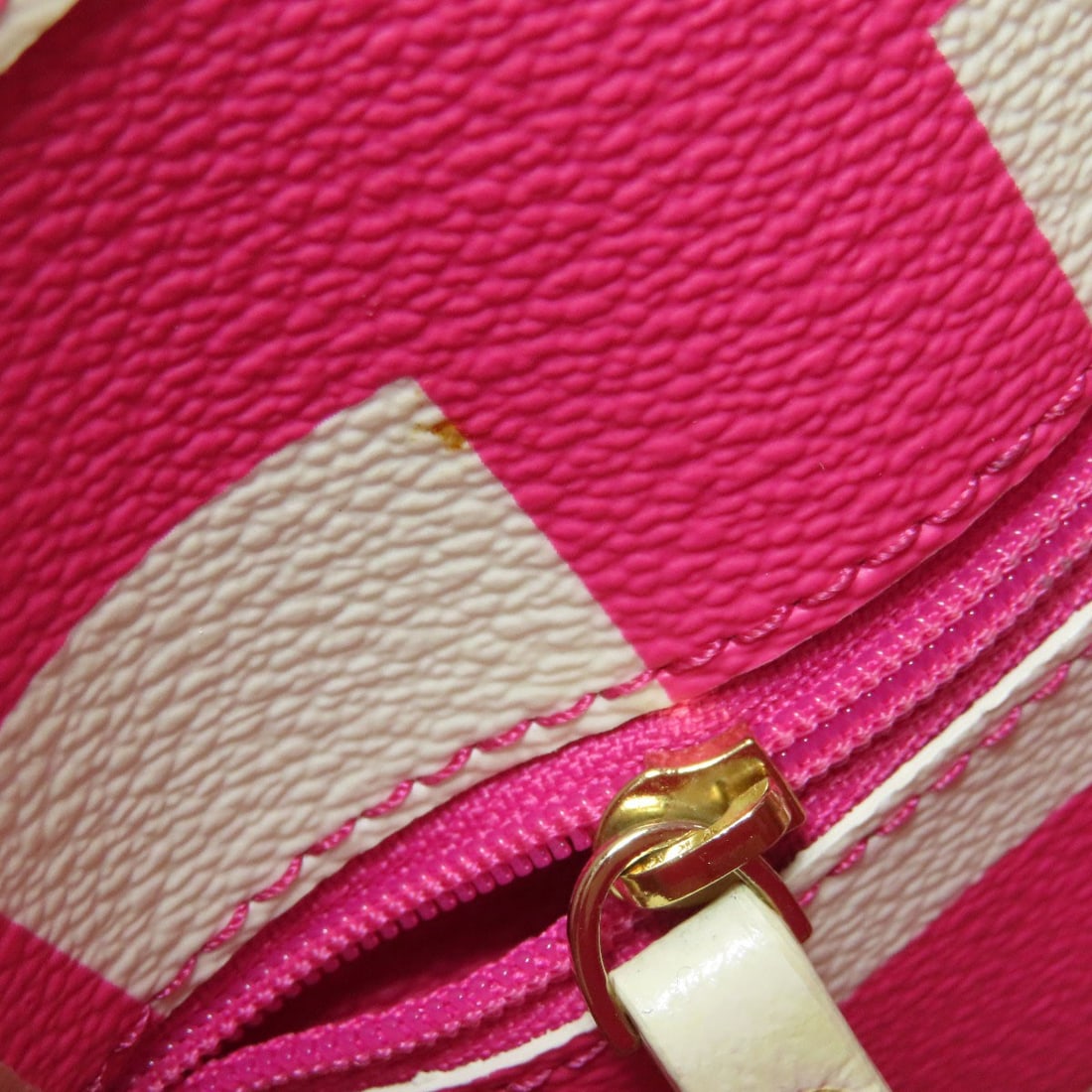 PVC 2way tote bag checkpattern - 9
