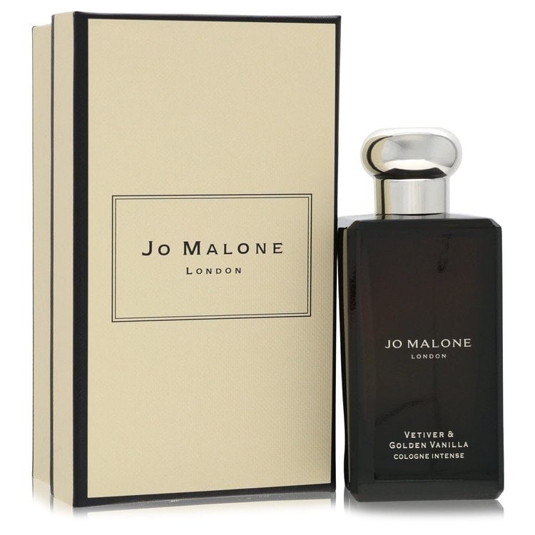 Jo Malone Vetiver & Golden Vanilla Perfume By Jo Malone Cologne Intense Spray (Unisex): Jo Malone Vetiver & Golden Vanilla Perfume By Jo Malone Cologne Intense Spray (Unisex) 3.4 oz Cologne Intense Spray with Vetiver & Golden Vanilla Fragrance, offering a unique blend of scents in a unis
