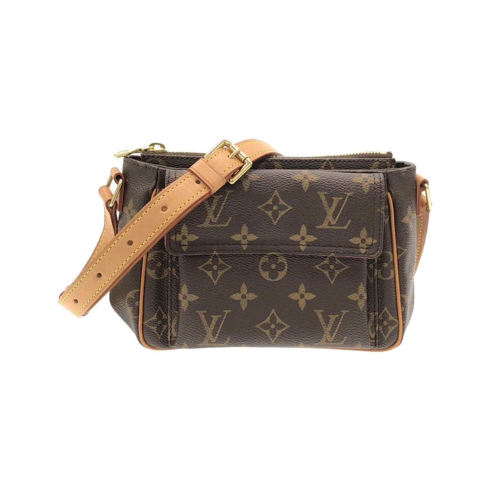 Louis Vuitton Shoulder Bag Coated Canvas: Louis Vuitton Shoulder Bag Coated Canvas The Louis Vuitton Shoulder Bag Coated Canvas boasts a classic design with a subtle touch of luxury. Its coated canvas material and gold hardware add an air of