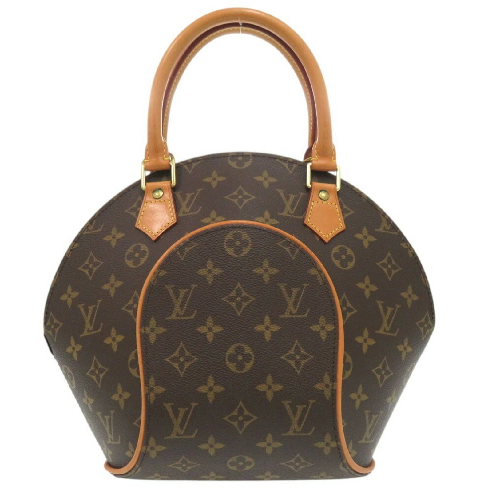 Louis Vuitton Handbag Monogram: Louis Vuitton Handbag Monogram Brown Louis Vuitton Monogram Handbag with Traces of Usage. This pre-owned handbag features the iconic monogram pattern and has a size of 25cm x 12cm. It shows signs of u