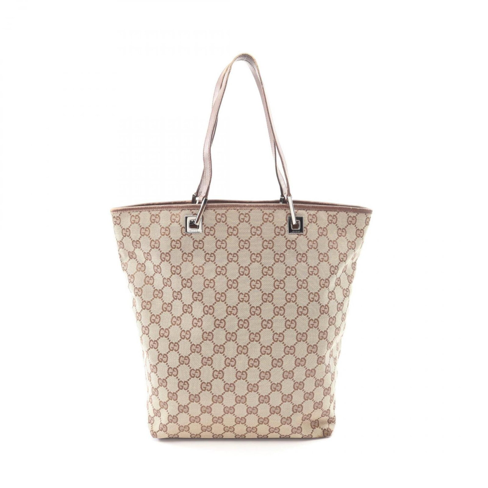 Gucci Handbag Tote Bag Canvas Leather: Gucci Handbag Tote Bag Canvas Leather Gucci's iconic canvas leather tote bag boasts a timeless beige and brown color combination. With its classic design and durable materials, this versatile handbag 