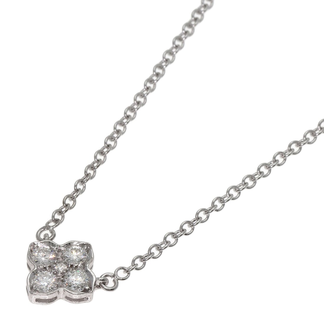 Hindu Diamond Necklace in K18 White Gold: Hindu Diamond Necklace in K18 White Gold K18 White Gold Diamond Necklace with a striking combination of luxury and sophistication. This exquisite piece boasts a high-quality diamond set in K18 white