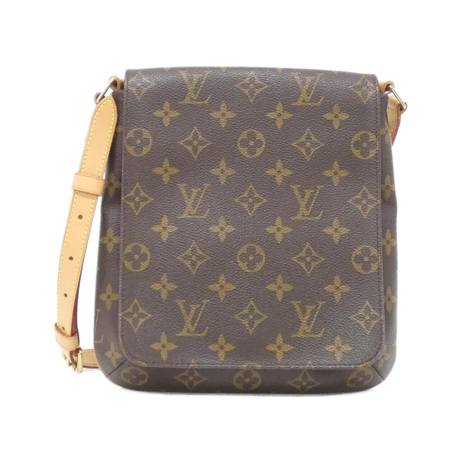 Louis Vuitton Shoulder Bag Coated Canvas: Louis Vuitton Shoulder Bag Coated Canvas The Louis Vuitton Shoulder Bag Coated Canvas features a classic design with a durable coated canvas material. With its brown color and compact size, this