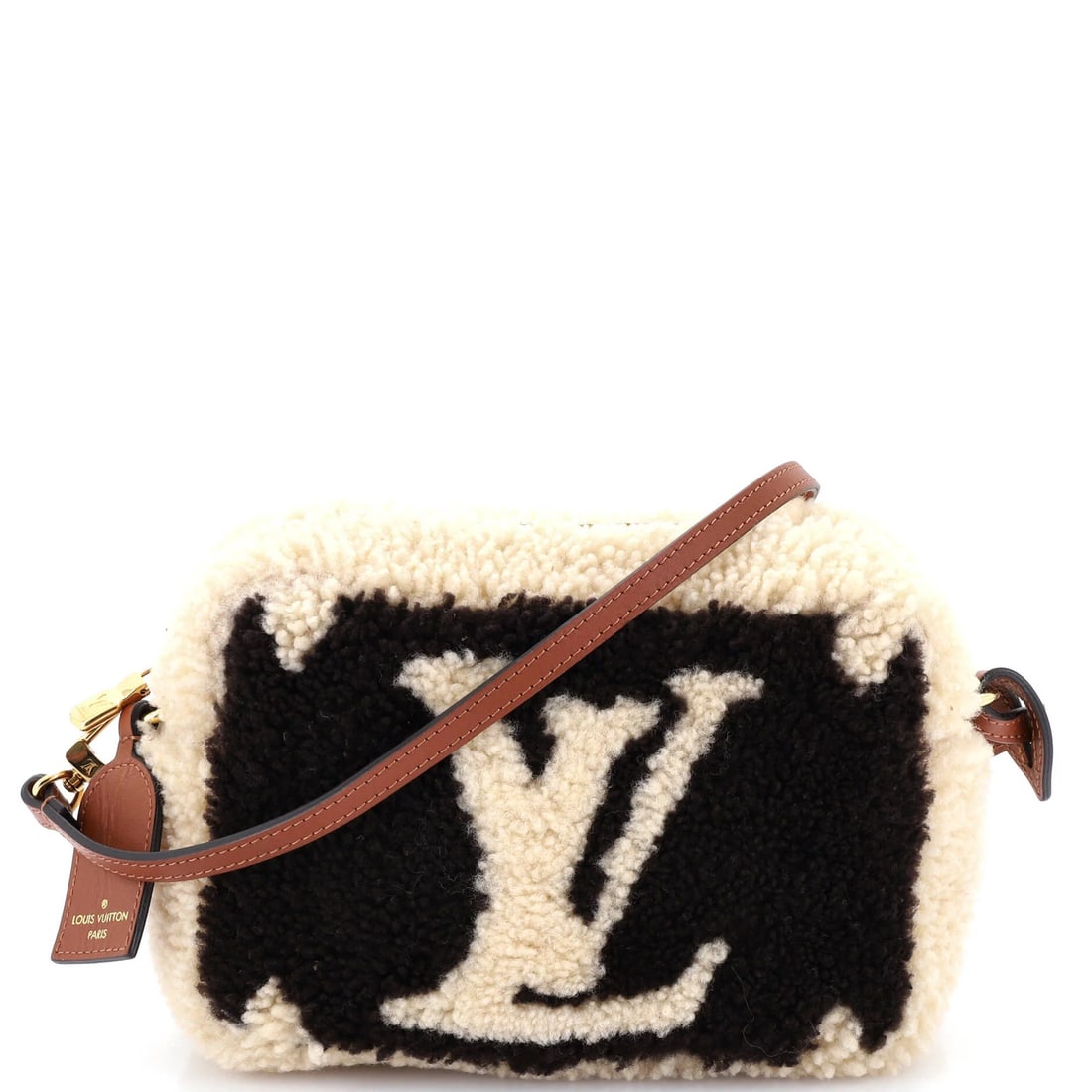 Louis Vuitton Giant Teddy Fleece Monogram Beach Pouch (1 of 7)