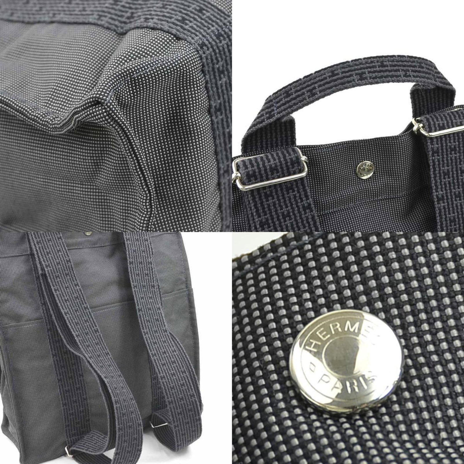 Hermes Backpack Canvas - 4