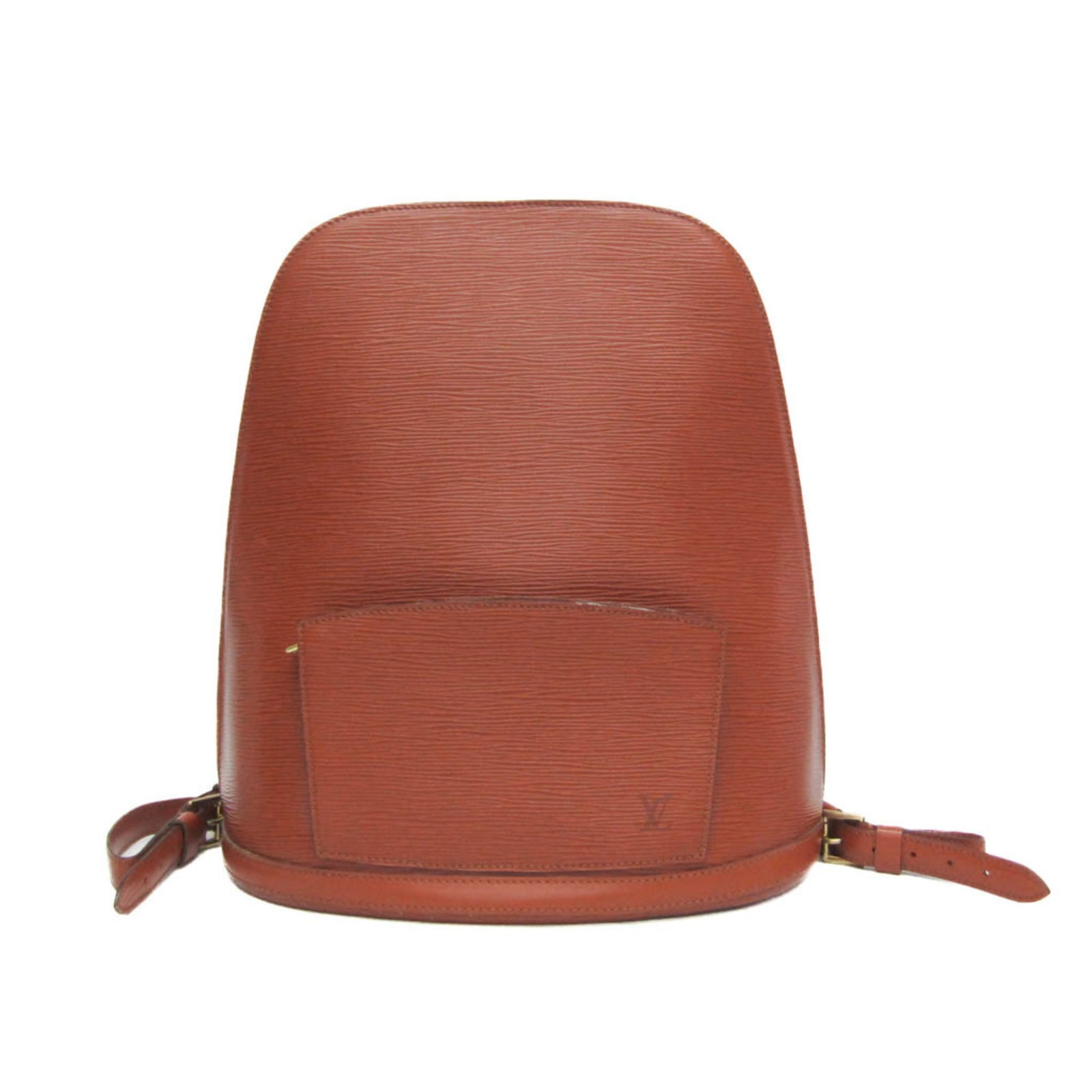 Louis Vuitton Backpack Epi Leather: Louis Vuitton Backpack Epi Leather The Louis Vuitton Backpack Epi Leather boasts classic style with its iconic Kenyan Brown color and gold hardware. This spacious backpack features an adjustable