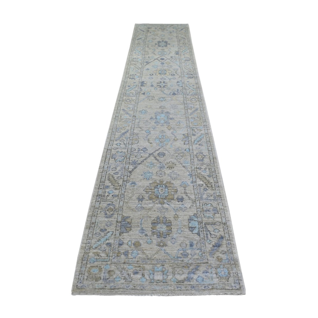Strict Rules Use Only Words From Original Title Do Not Add New Words: Strict Rules Use Only Words From Original Title Do Not Add New Words This stunning grey wool Afghan-style runner rug boasts an intricate hand-knotted design with an oriental regional pattern. Measurin