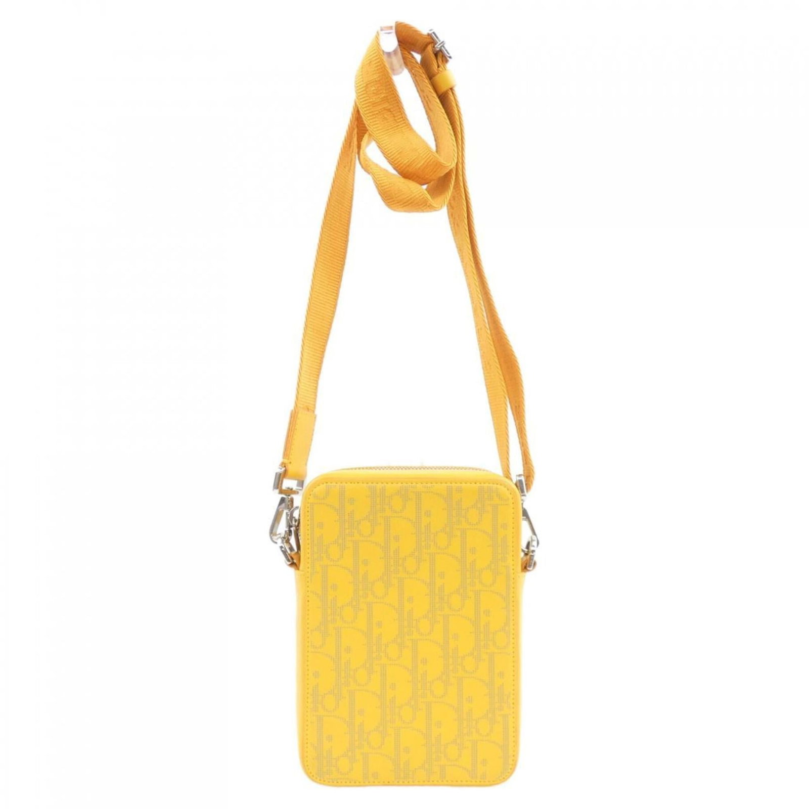 Christian Dior Handbag: Christian Dior Handbag The iconic Christian Dior handbag boasts its vibrant yellow hue, a bold and eye-catching color. Measuring 17cm x 12cm x 4cm, this stylish accessory features a classic design wit
