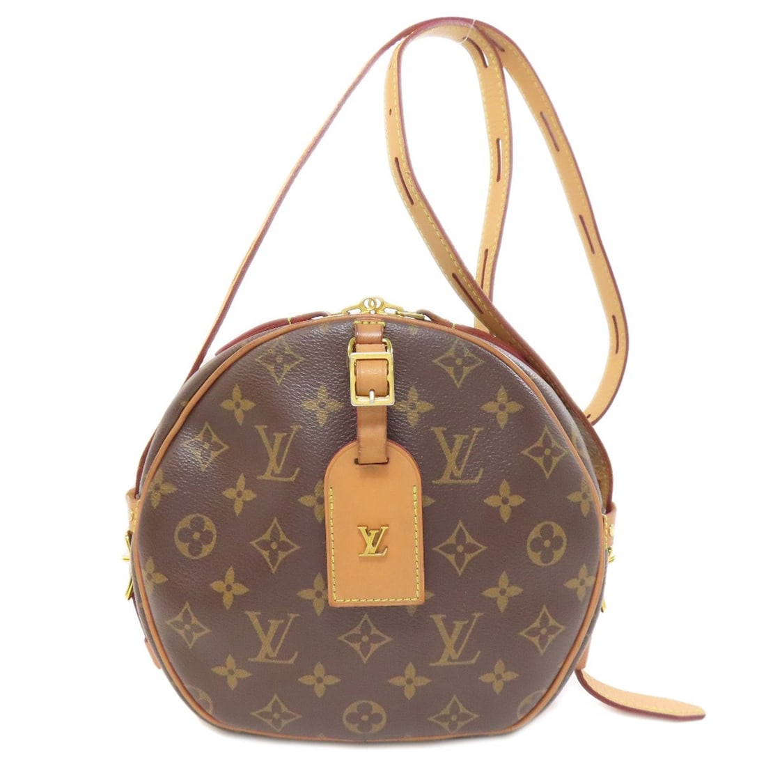 Monogram Canvas Bowt Supreme Bag Shoulder Louis Vuitton M44604 Chapot: Monogram Canvas Bowt Supreme Bag Shoulder Louis Vuitton M44604 Chapot The LOUIS VUITTON M44604 Chapot shoulder bag features a striking monogram canvas exterior, showcasing the iconic brand's signature