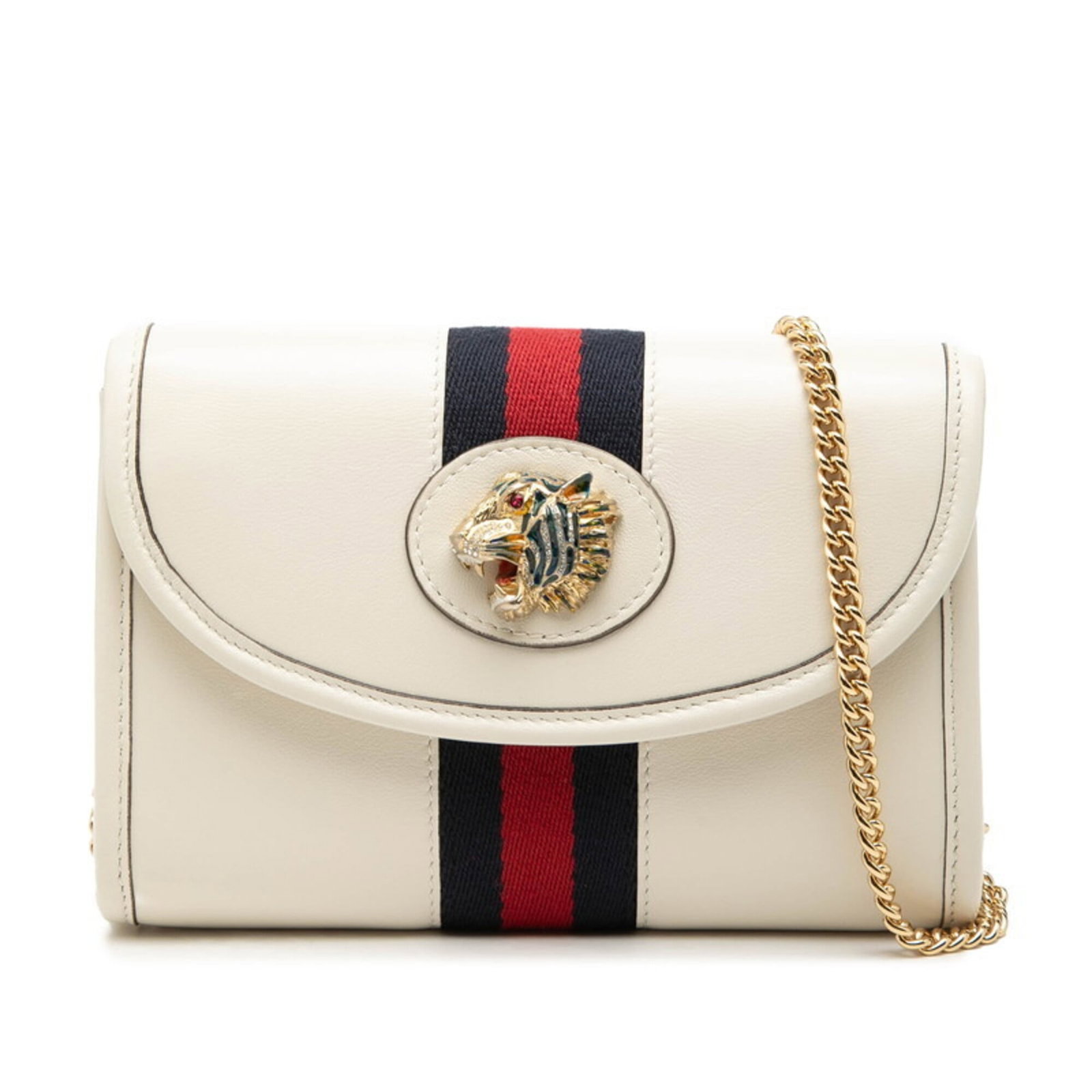 Gucci Shoulder Bag Leather: Gucci Shoulder Bag Leather This Gucci shoulder bag features high-quality white leather and a sleek design. With its sturdy magnet closure and adjustable strap drop of 57cm, this bag offers practicalit