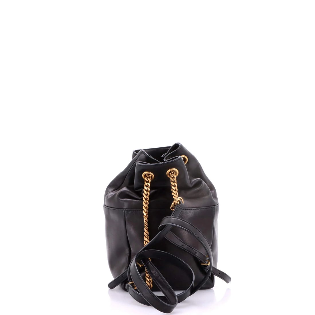 Saint Laurent Leather Suede Backpack - 3