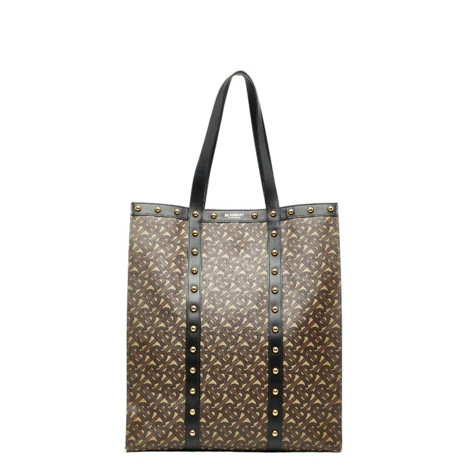Burberry Tote Bag Pvc Leather: Burberry Tote Bag Pvc Leather Burberry's iconic tote bag features a unique blend of PVC and leather materials in its construction. The classic black color and timeless design make this bag a versatile