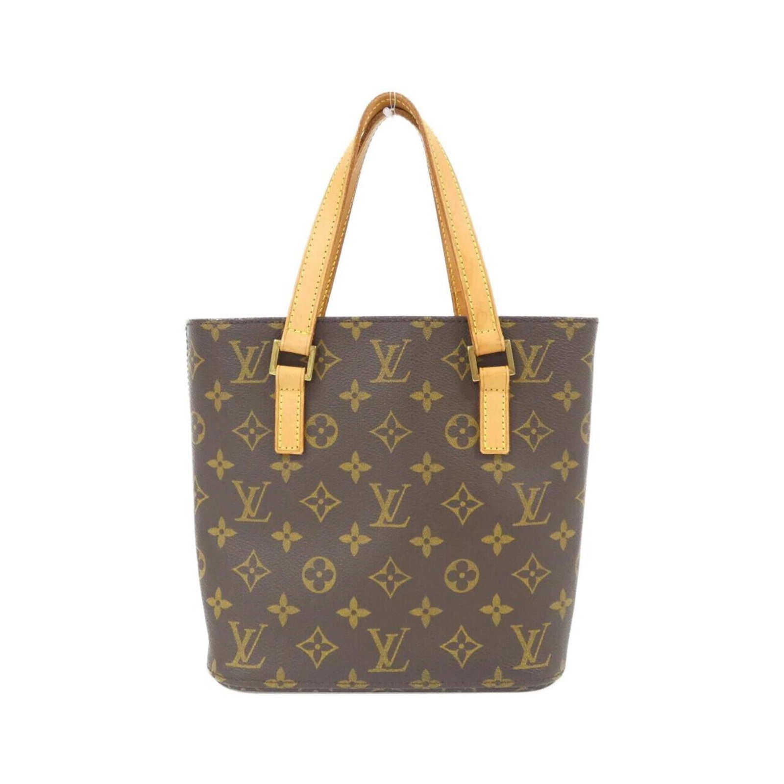 Louis Vuitton Handbag Coated Canvas: Louis Vuitton Handbag Coated Canvas The Louis Vuitton Handbag Coated Canvas features a timeless Marron color and iconic Monogram pattern, crafted from durable coated canvas. With its classic size and
