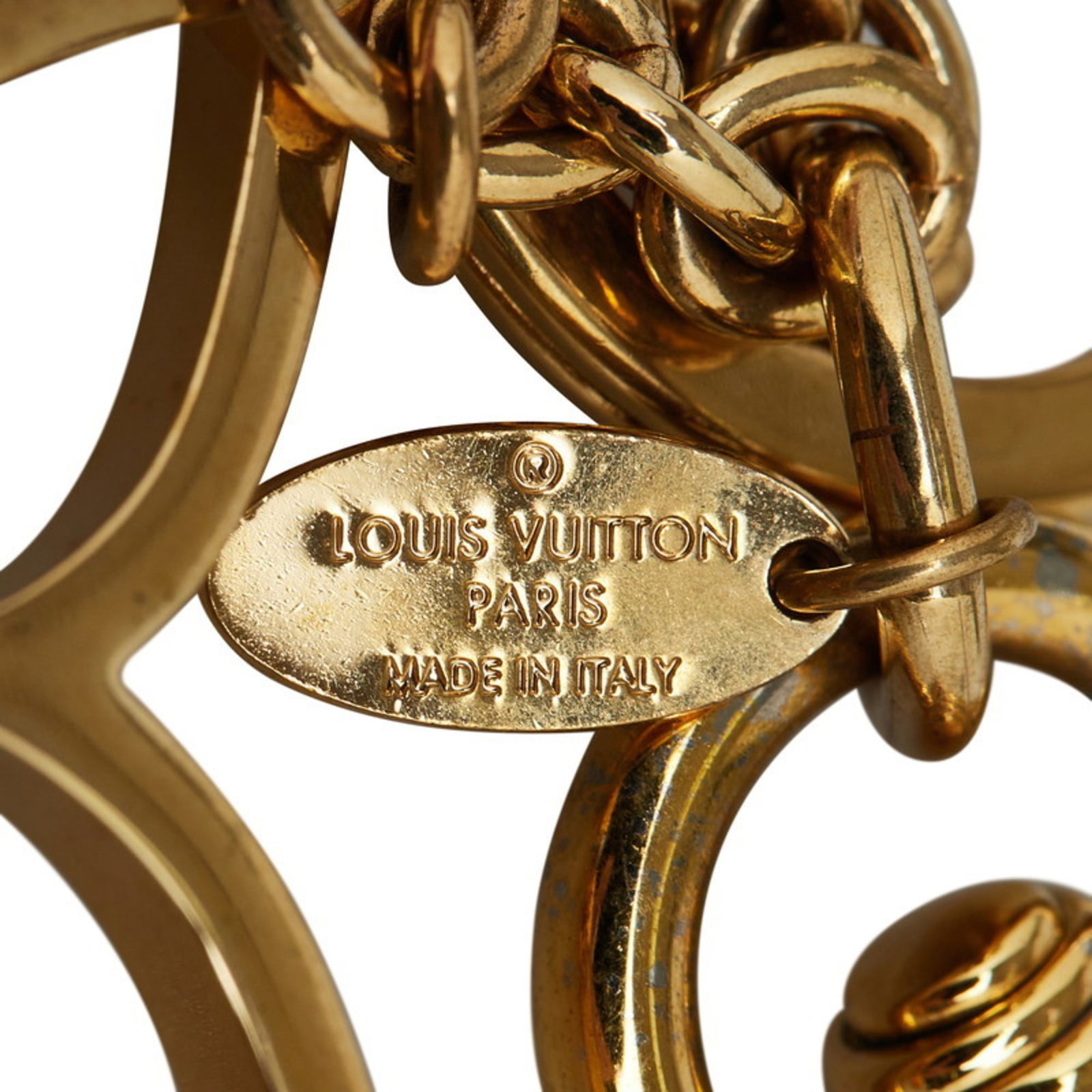 Louis Vuitton Keyring Gold Plating - 4