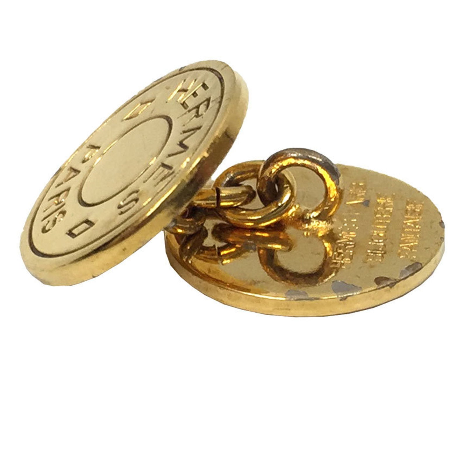 Hermes Cufflinks Brass - 2