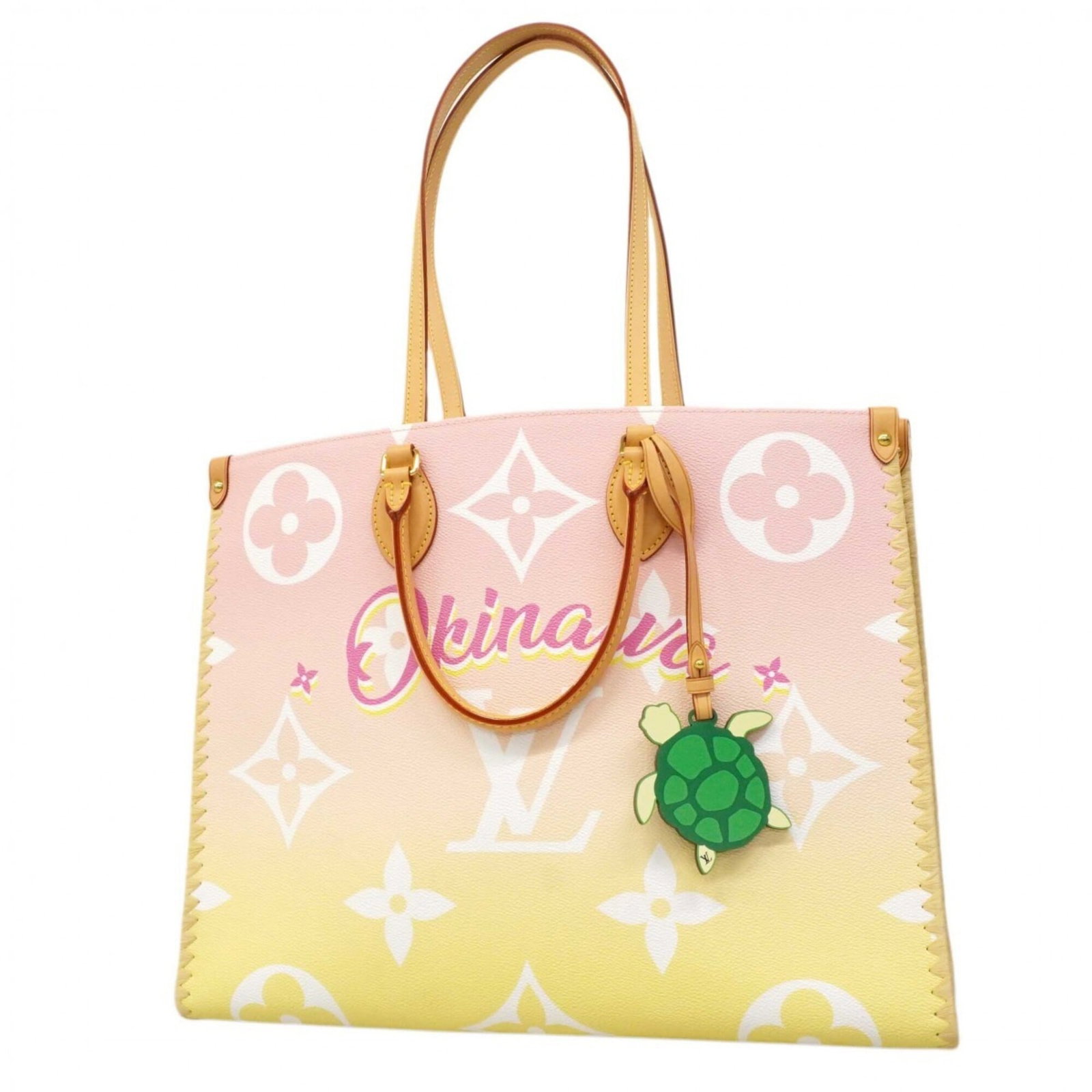 Louis Vuitton Tote Bag: Louis Vuitton Tote Bag This Louis Vuitton tote bag boasts a vibrant pink hue and features a classic design. With its sturdy 32cm x 42cm x 16.5cm dimensions, it's perfect for carrying everyday