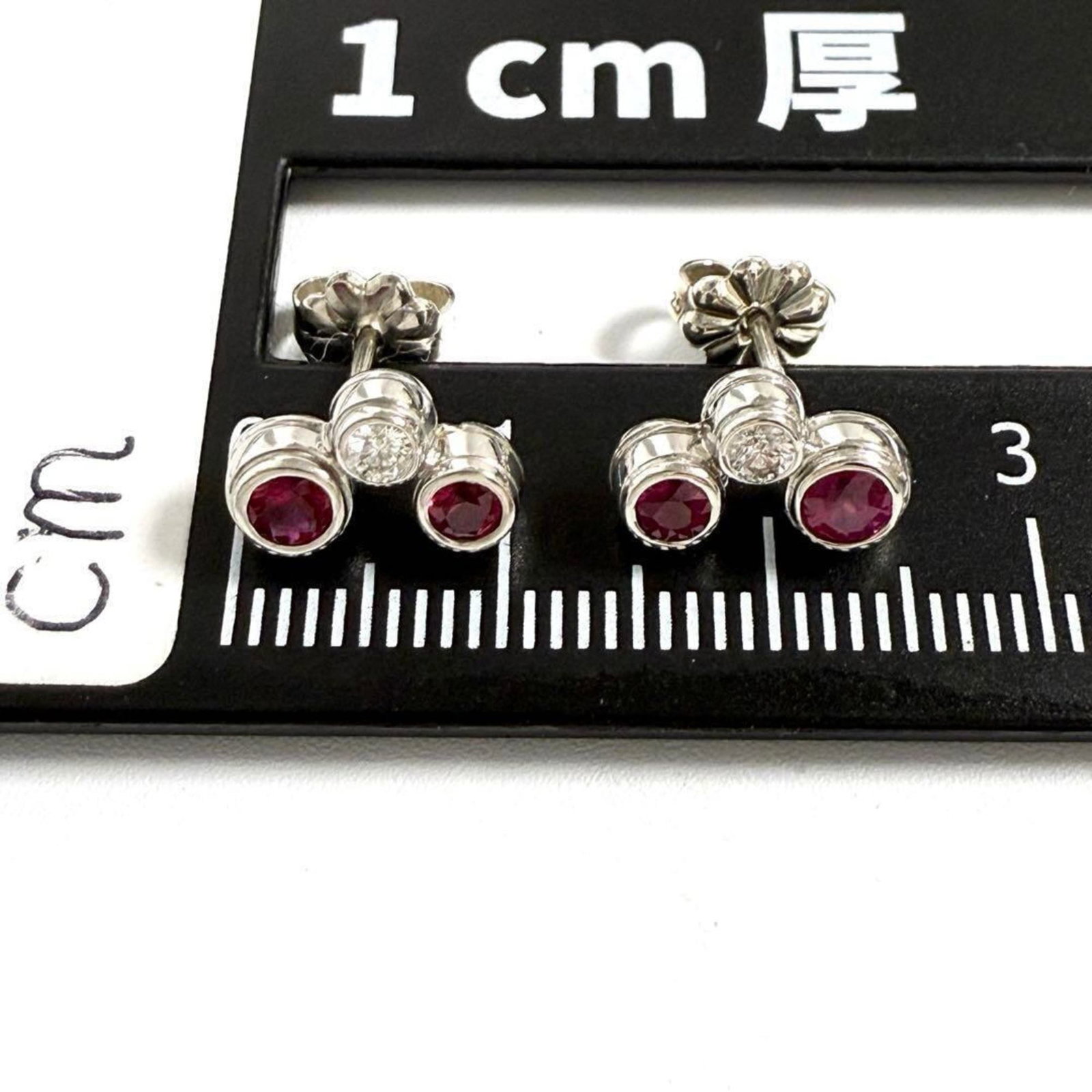 Tiffany Stud Earrings Platinum 950 Silver 925 - 7