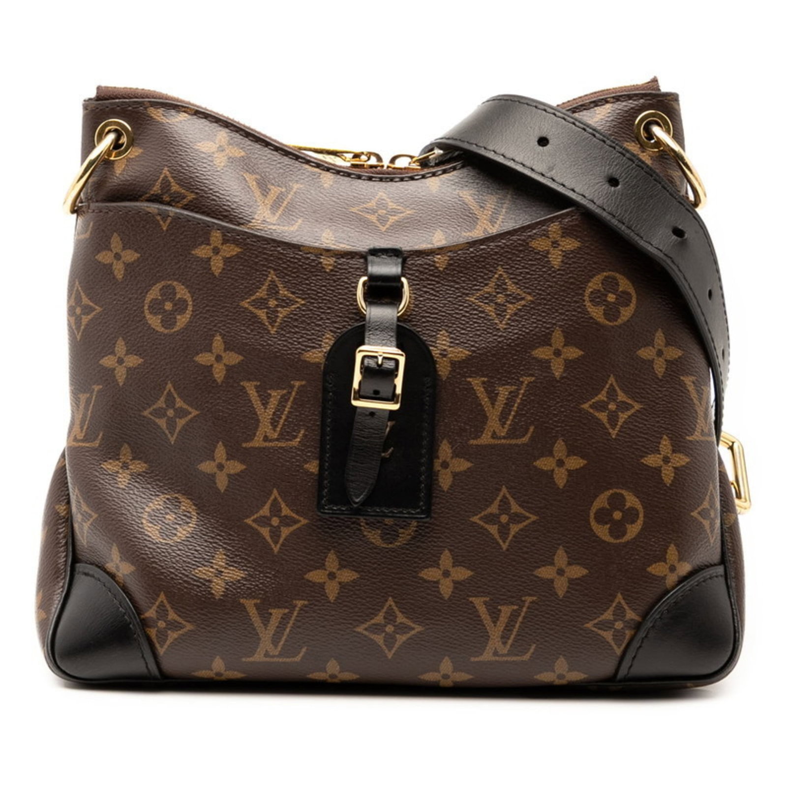 Louis Vuitton Shoulder Bag Pvc Leather: Louis Vuitton Shoulder Bag Pvc Leather This Louis Vuitton shoulder bag features Pvc leather construction and a classic design, with a black color option. The bag measures 21.5cm x 25cm x 7.5cm and sho
