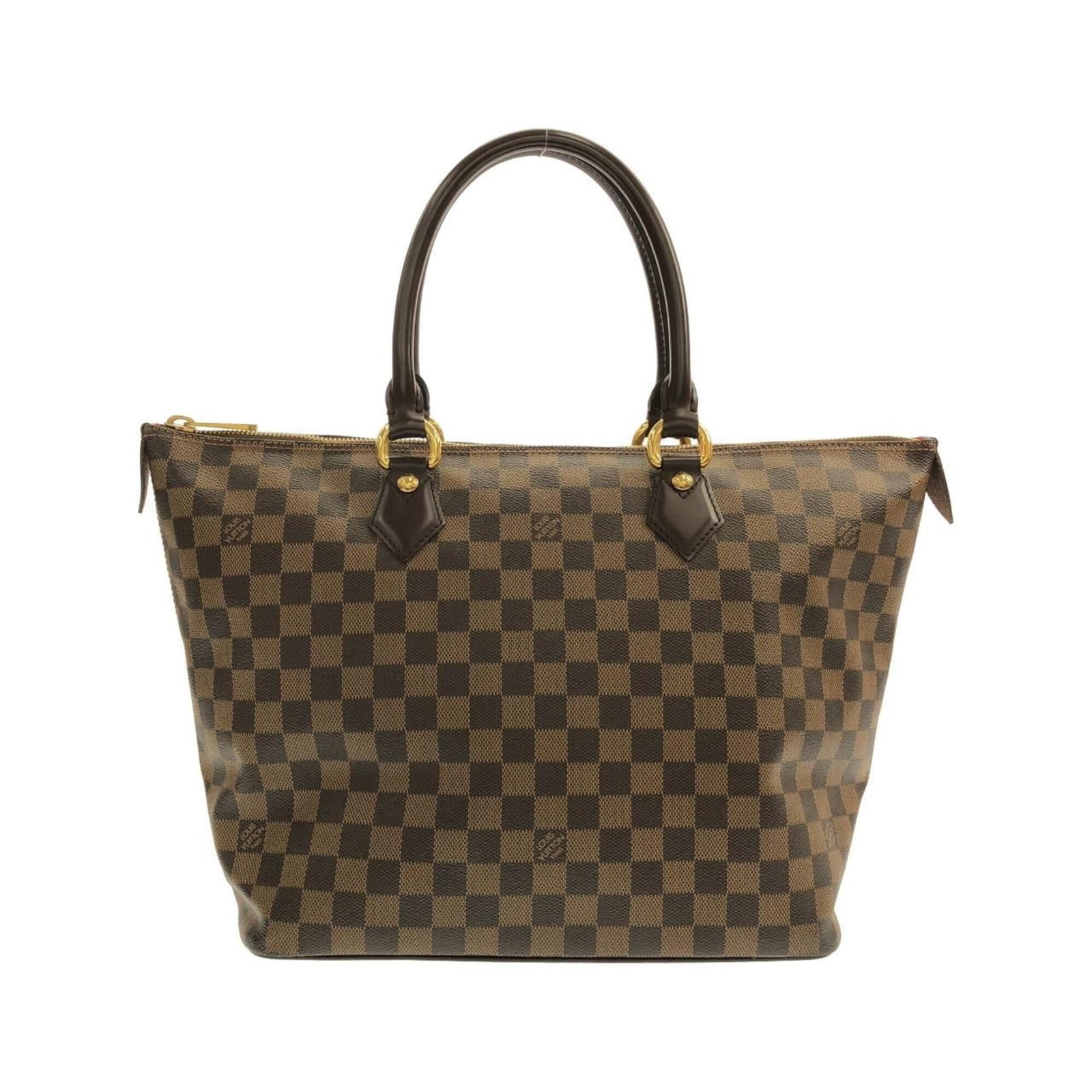 Louis Vuitton Handbag Coated Canvas: Louis Vuitton Handbag Coated Canvas This Louis Vuitton Handbag Coated Canvas features Damier Canvas and Ebene hardware in gold, making for a classic and timeless design. Measuring 28cm x 31cm x 18cm, 